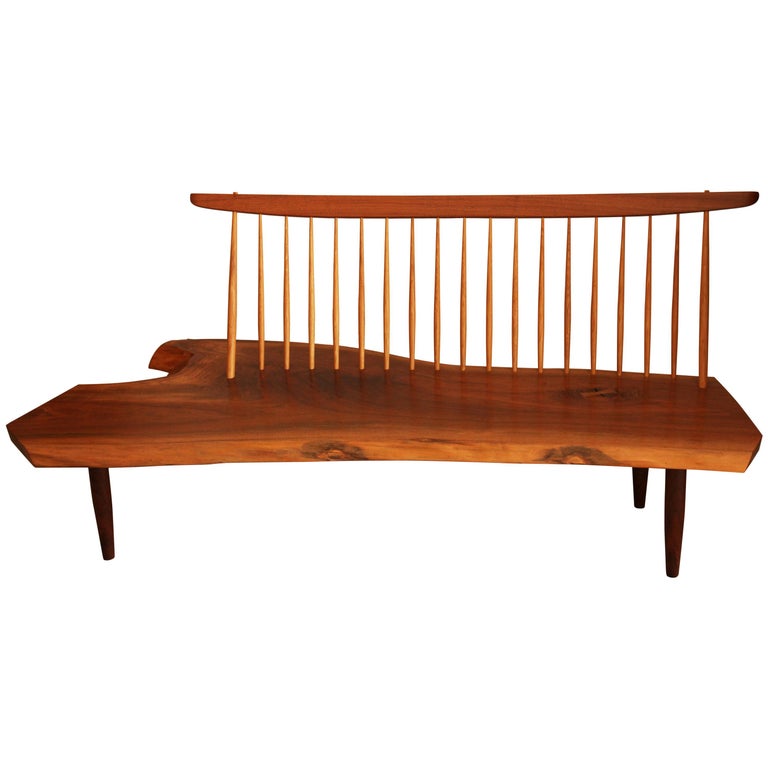 Mira Nakashima, Conoid Bench, circa 1992 at 1stDibs