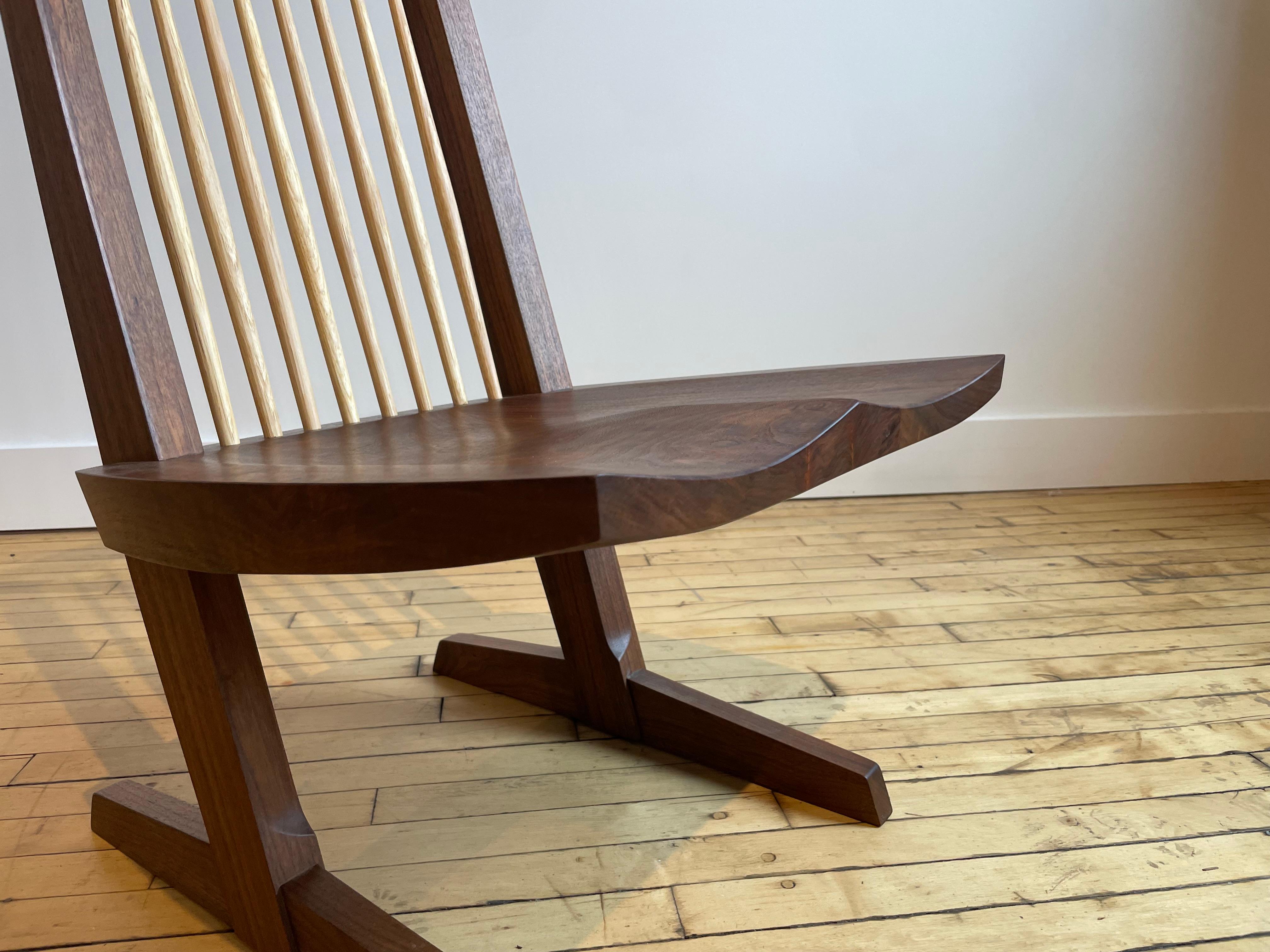Mira Nakashima Conoid Lounge Chair  For Sale 1