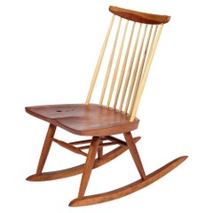 Mira Nakashima Figured Rocker Chair circa 2009 Signed and Dated