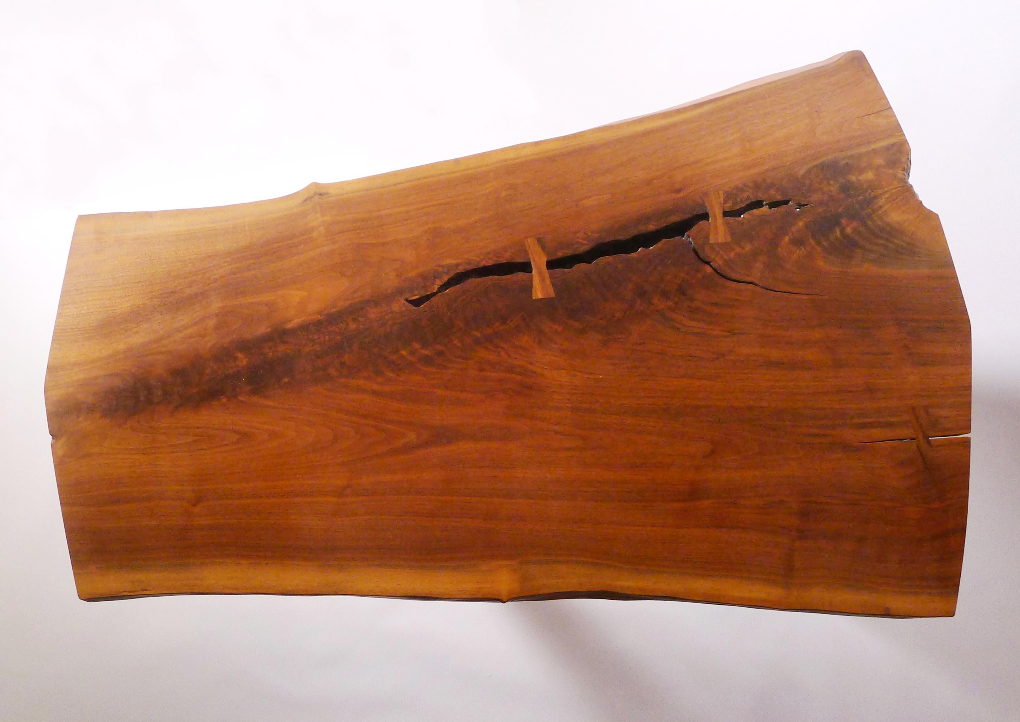 Mira Nakashima, Minguren Desk, in walnut & rosewood, signed & dated 2008 5