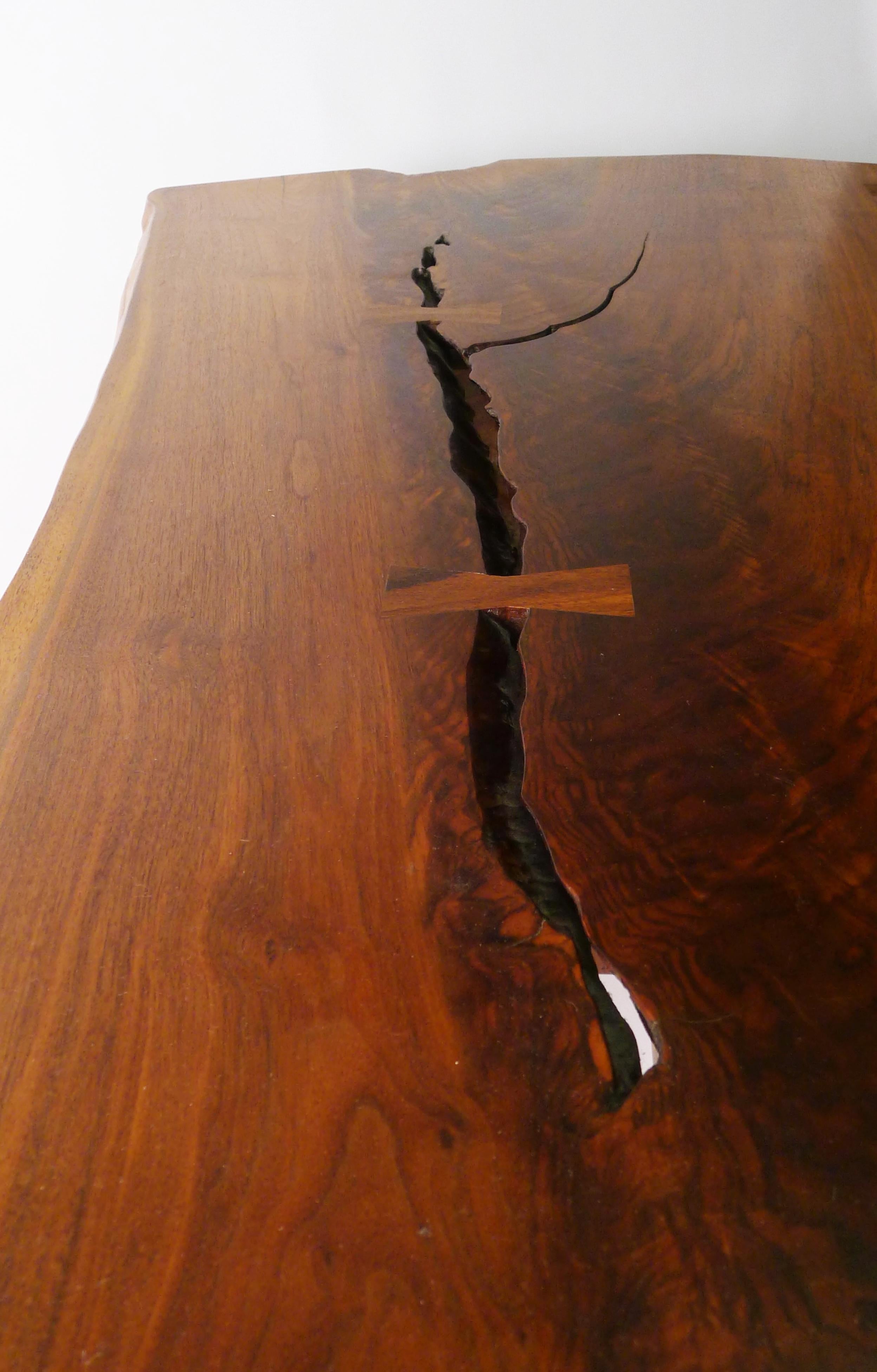 Mira Nakashima, Minguren Desk, in walnut & rosewood, signed & dated 2008 6
