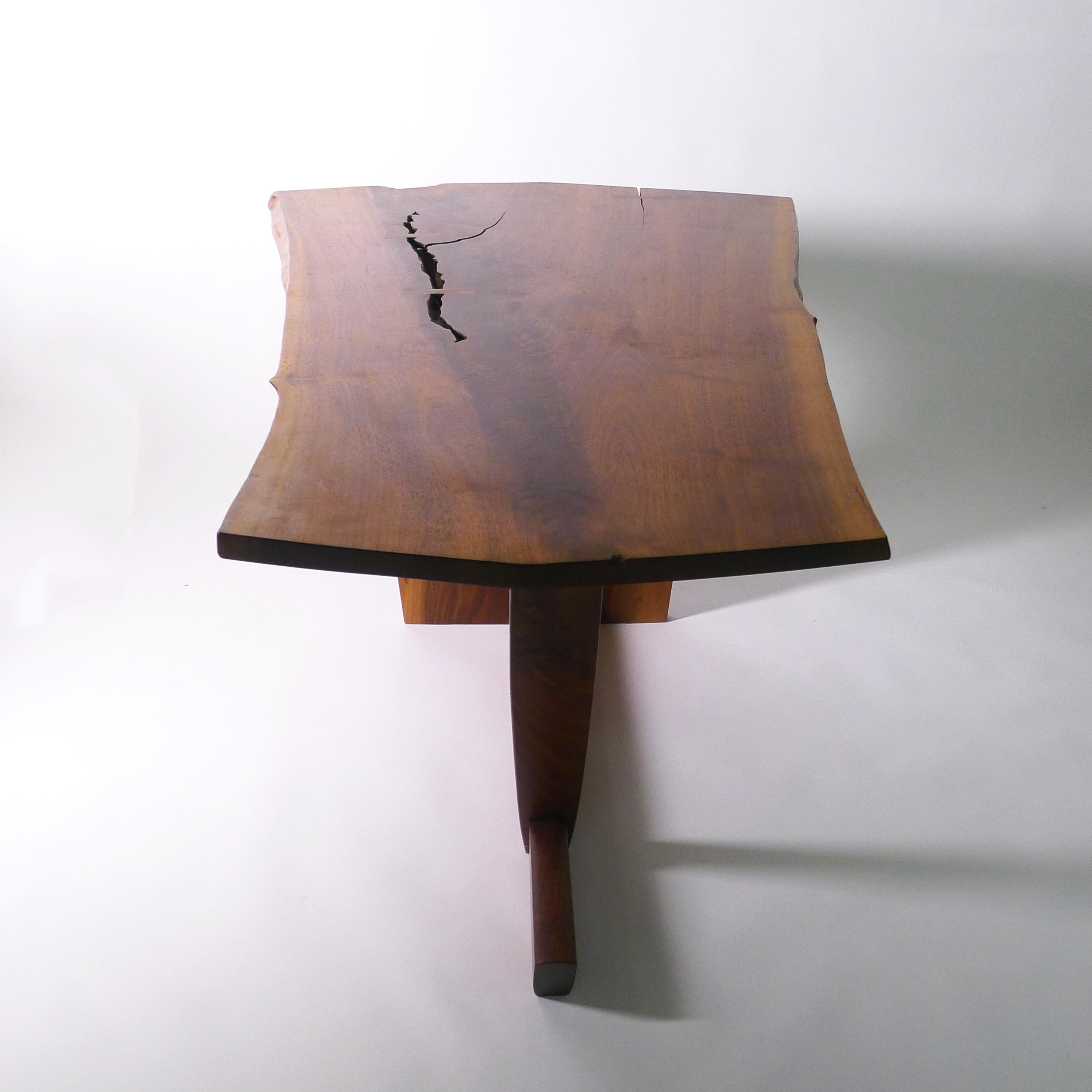 Mira Nakashima, Minguren Desk, in walnut & rosewood, signed & dated 2008 7
