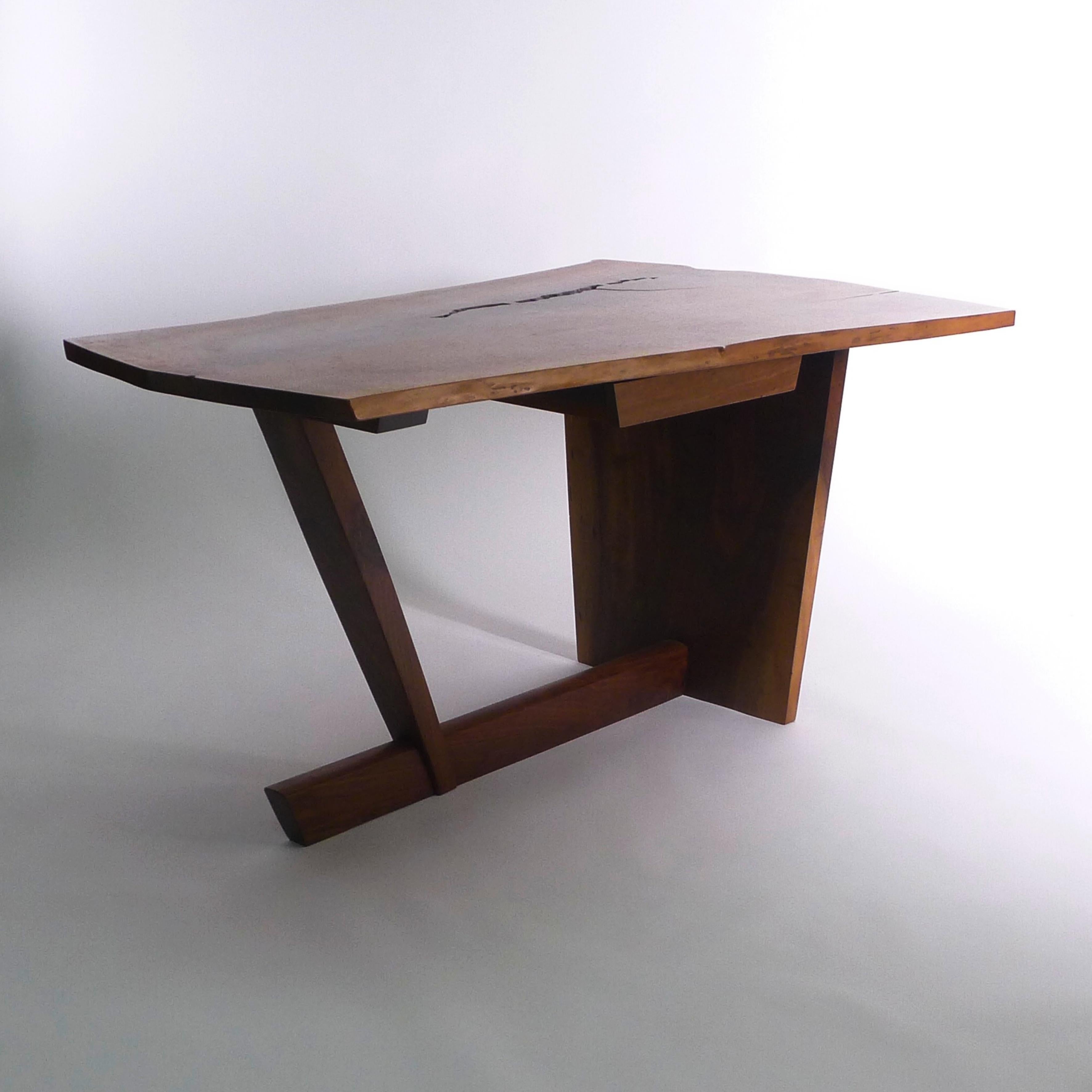 Mira Nakashima, Minguren Desk, in walnut & rosewood, signed & dated 2008 8
