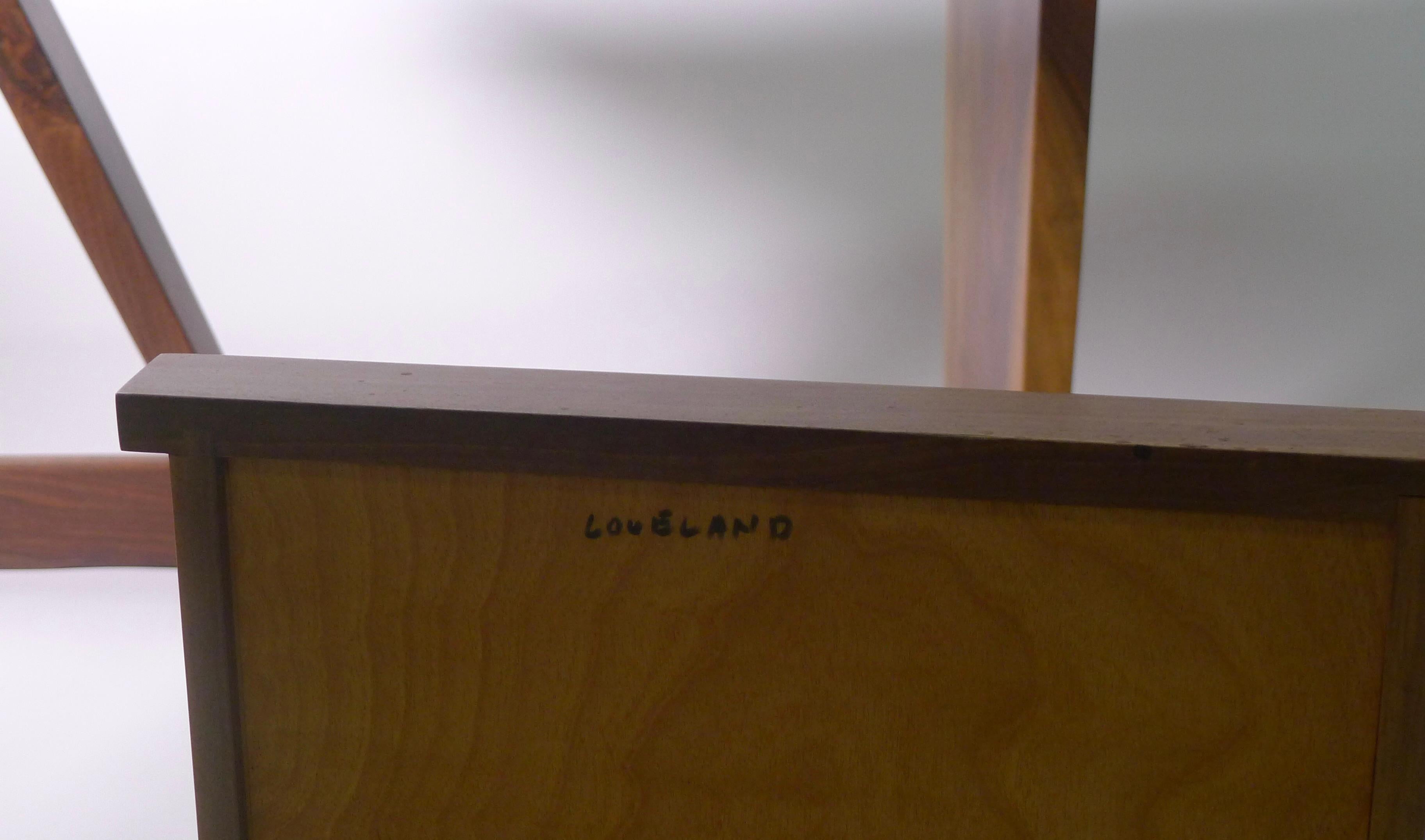 Mira Nakashima, Minguren Desk, in walnut & rosewood, signed & dated 2008 1