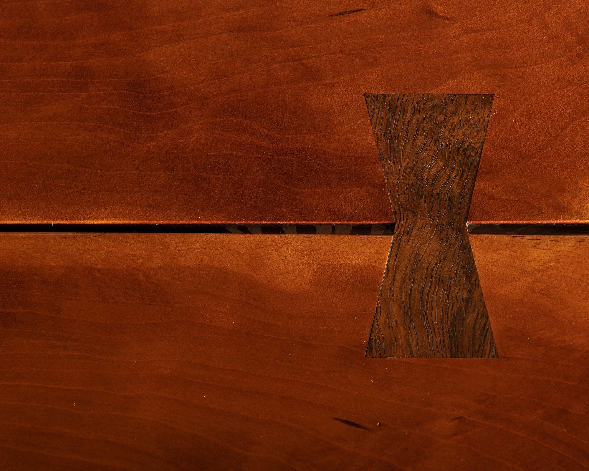Mira Nakashima Special Bryfogel Table in Cherry and Laurel, 2008 5