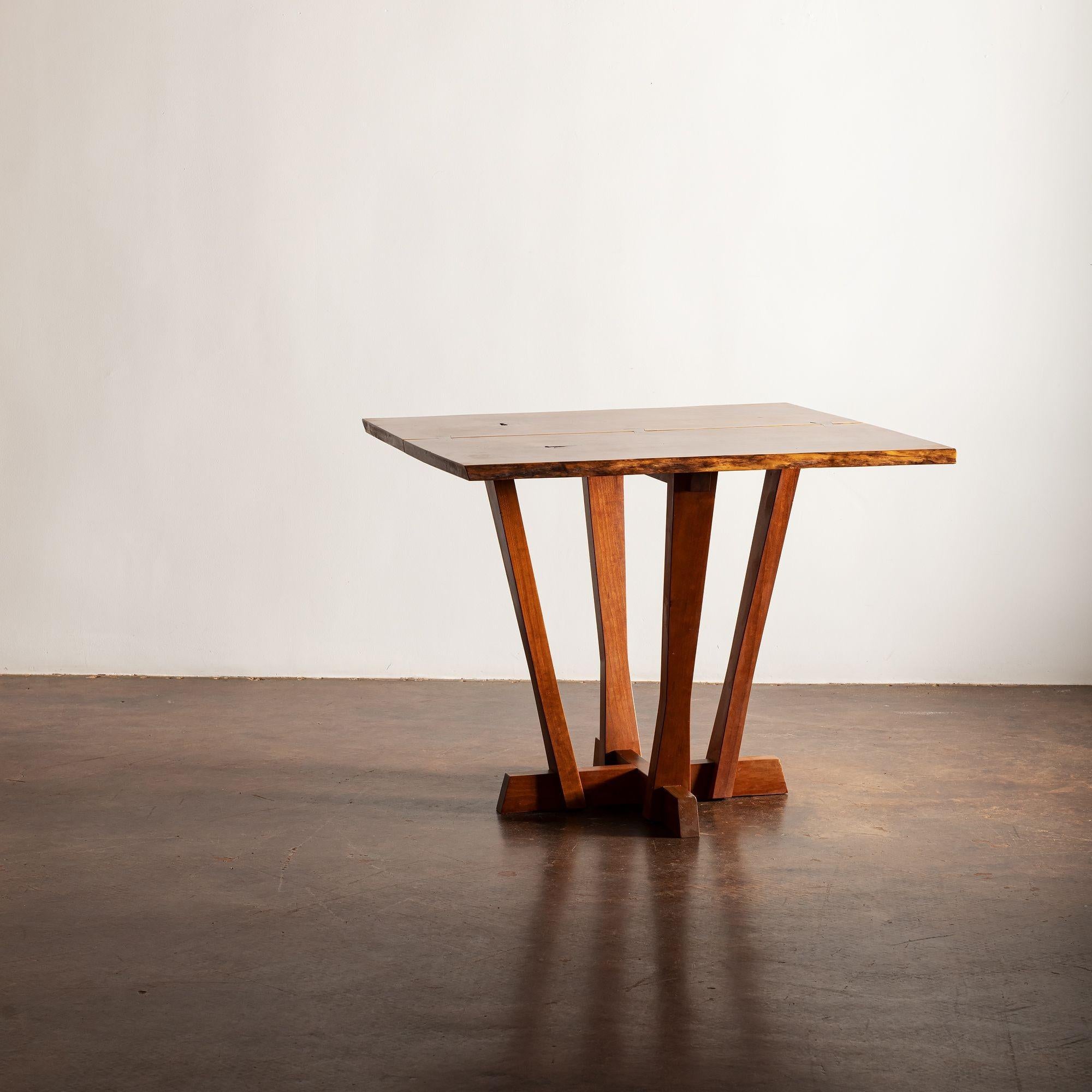 American Mira Nakashima Special Bryfogel Table in Cherry and Laurel, 2008