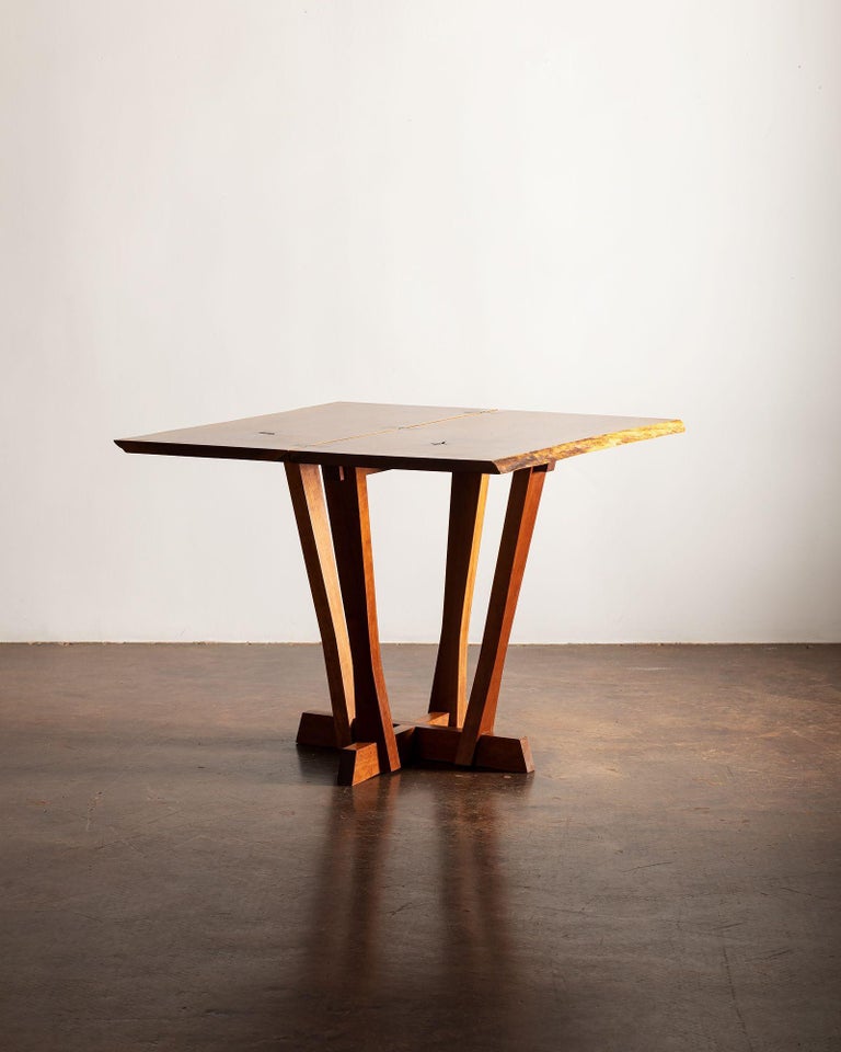 Mira Nakashima Special Bryfogel Table in Cherry and Laurel, 2008 In Excellent Condition For Sale In Santa Fe, NM