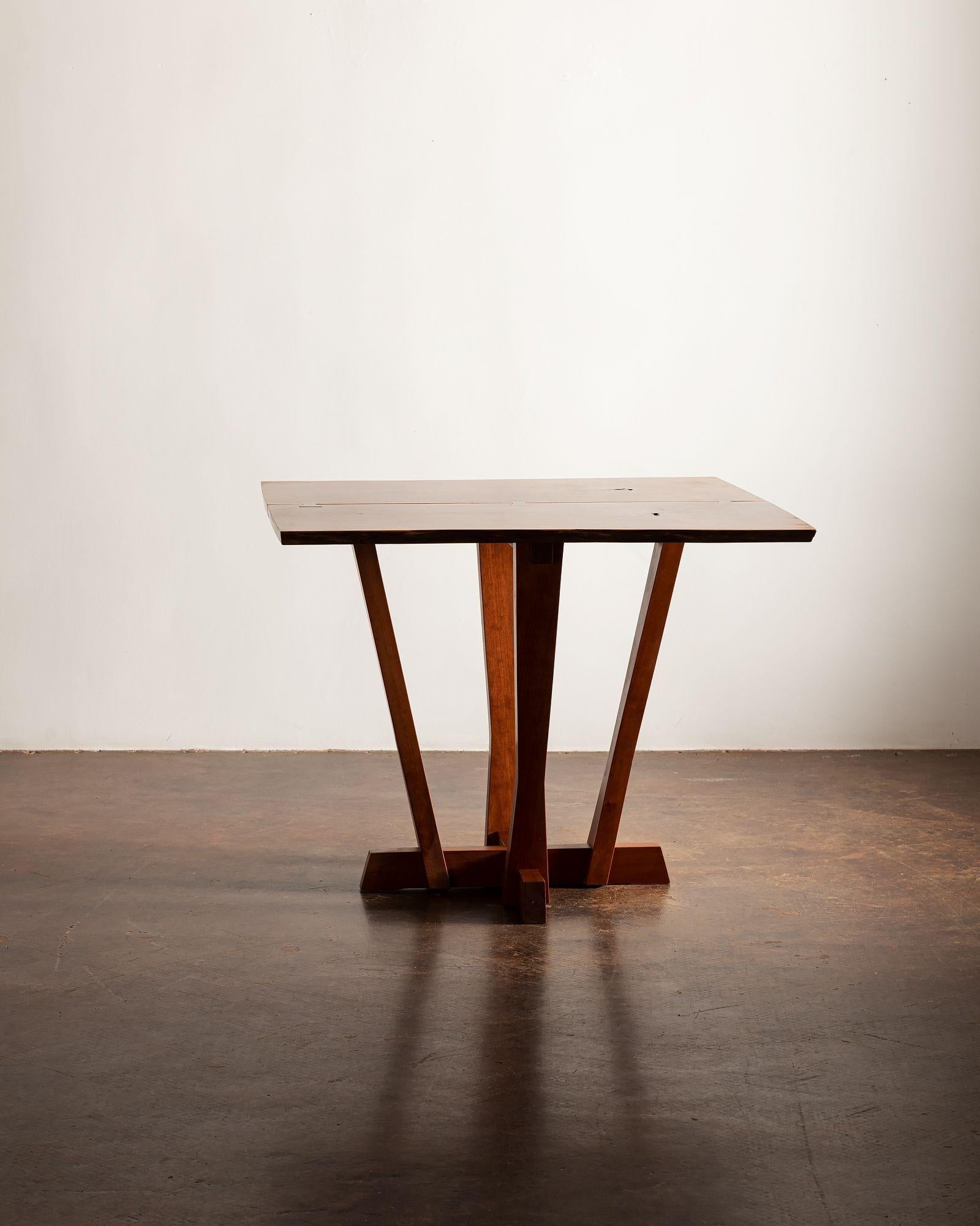 Mira Nakashima Special Bryfogel Table in Cherry and Laurel, 2008 2