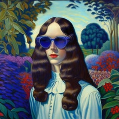 Series "Girl in the Garden", 90x90cm, print