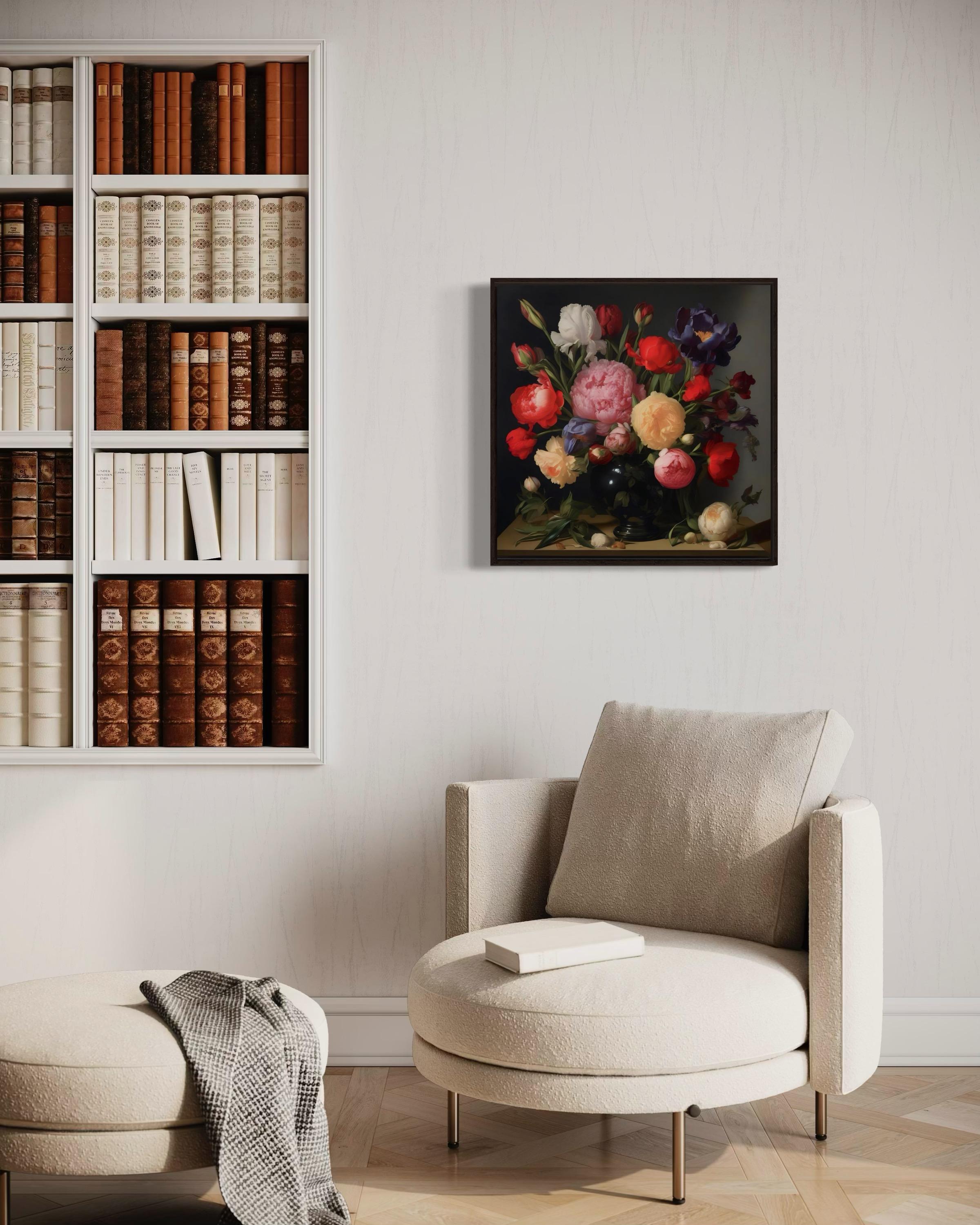 Natura morta, 60х60 cm, stampa su tela. Edizione 10 pezzi. - Art Contemporaneo di Mira Stern