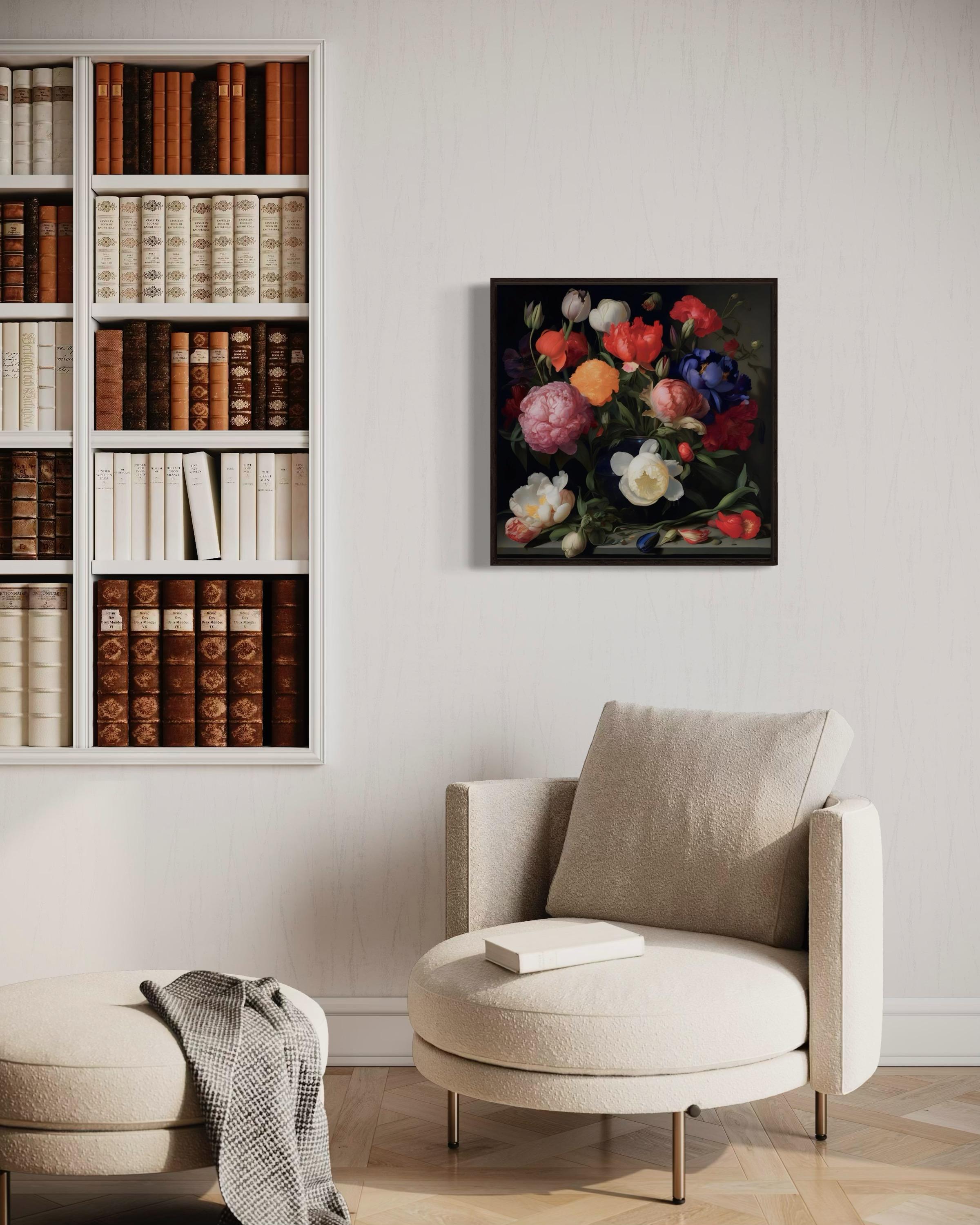Natura morta, 60х60 cm, stampa su tela. Edizione 10 pezzi. - Art Contemporaneo di Mira Stern