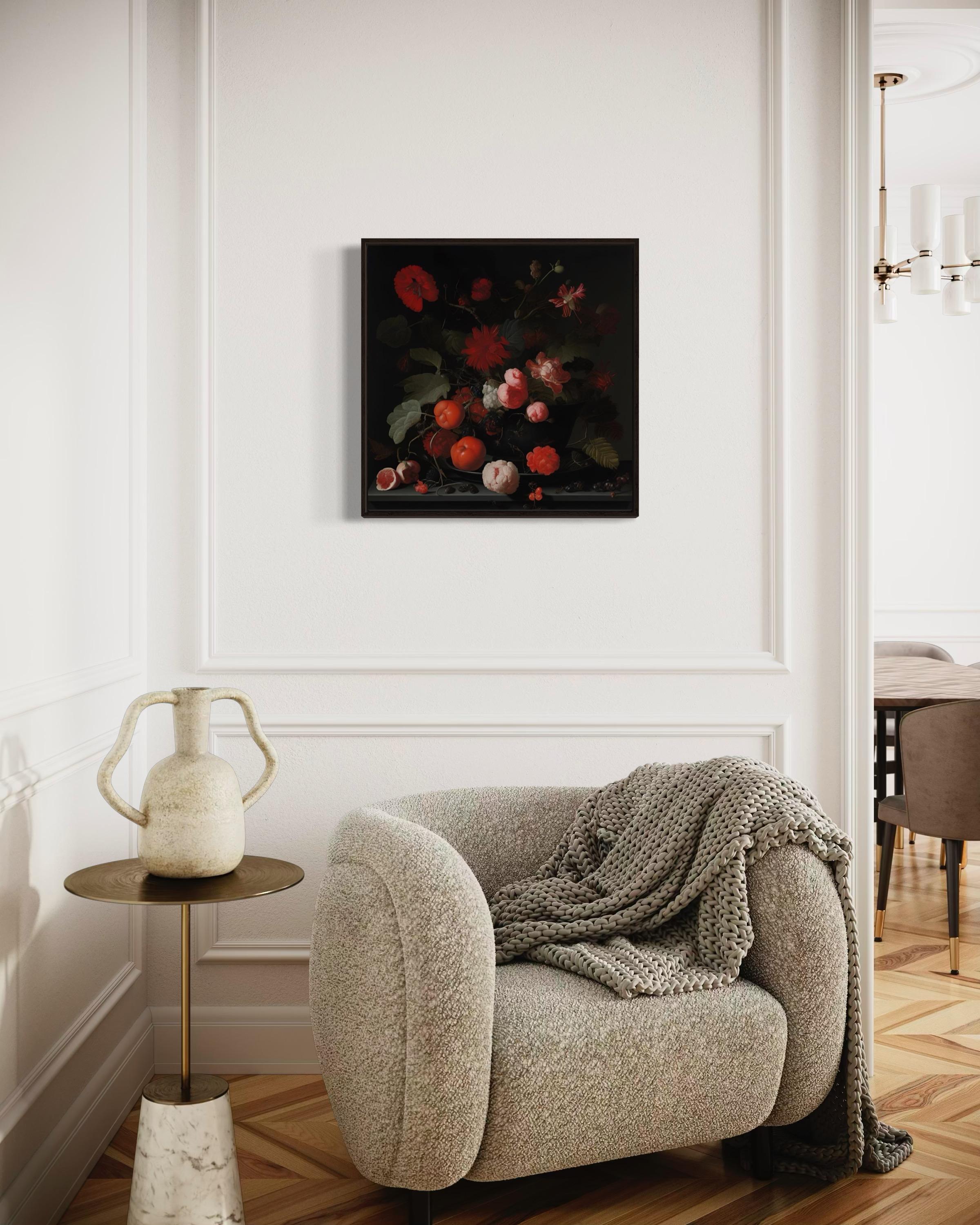 Natura morta, 60х60 cm, stampa su tela. Edizione 10 pezzi. - Art Contemporaneo di Mira Stern