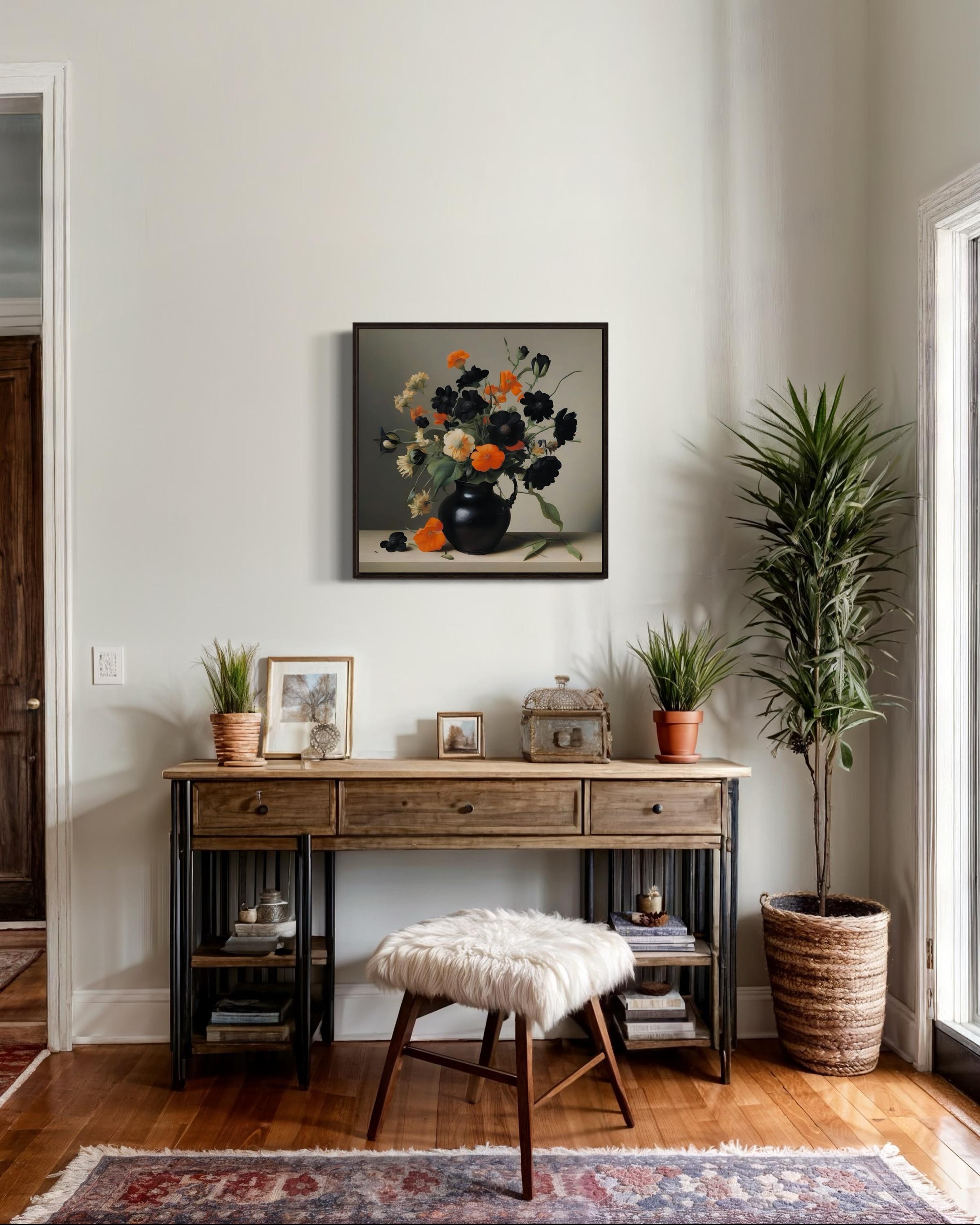 Natura morta, 60х60 cm, stampa su tela. Edizione 10 pezzi. - Print Contemporaneo di Mira Stern