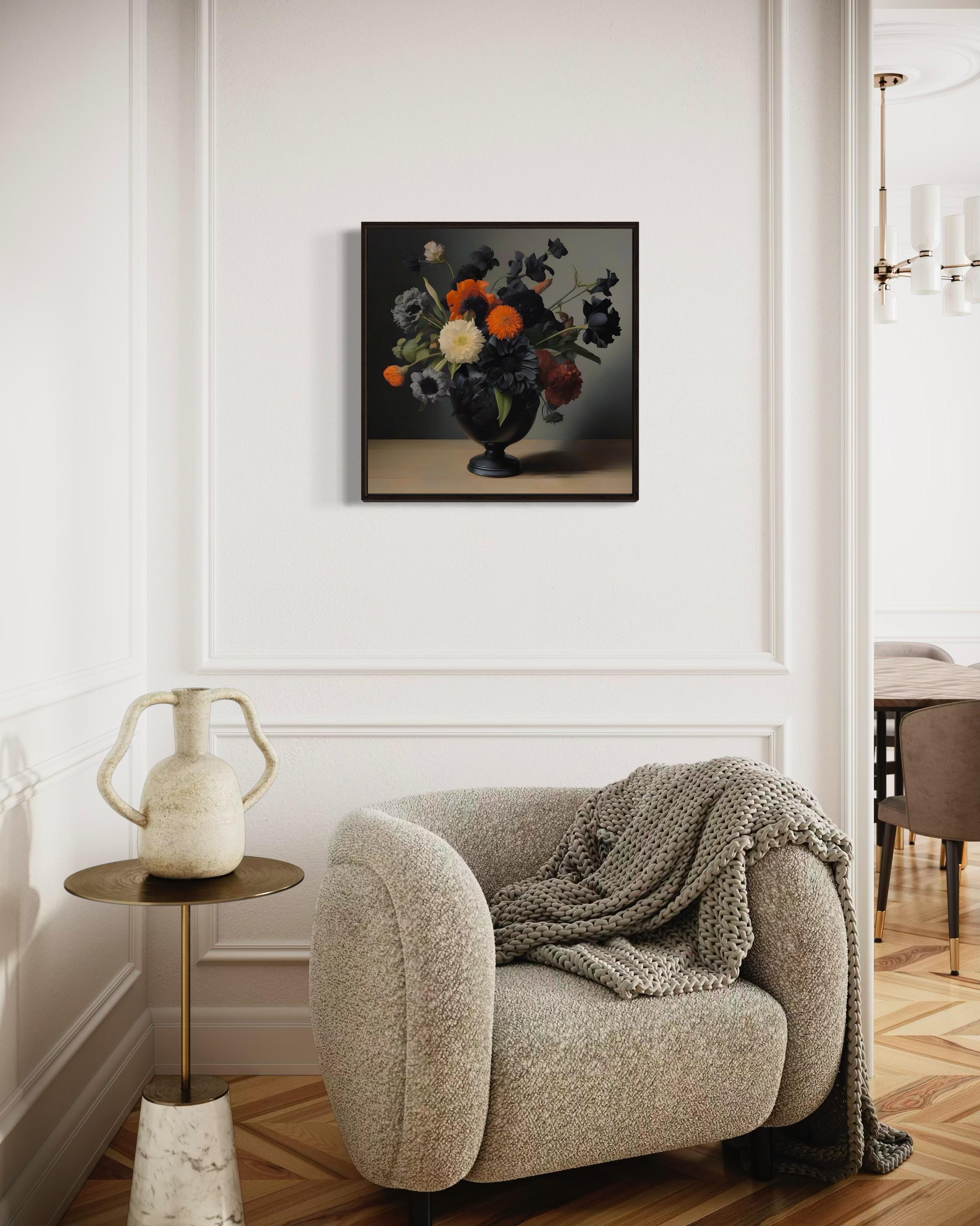 Natura morta, 60х60 cm, stampa su tela. Edizione 10 pezzi. - Print Contemporaneo di Mira Stern