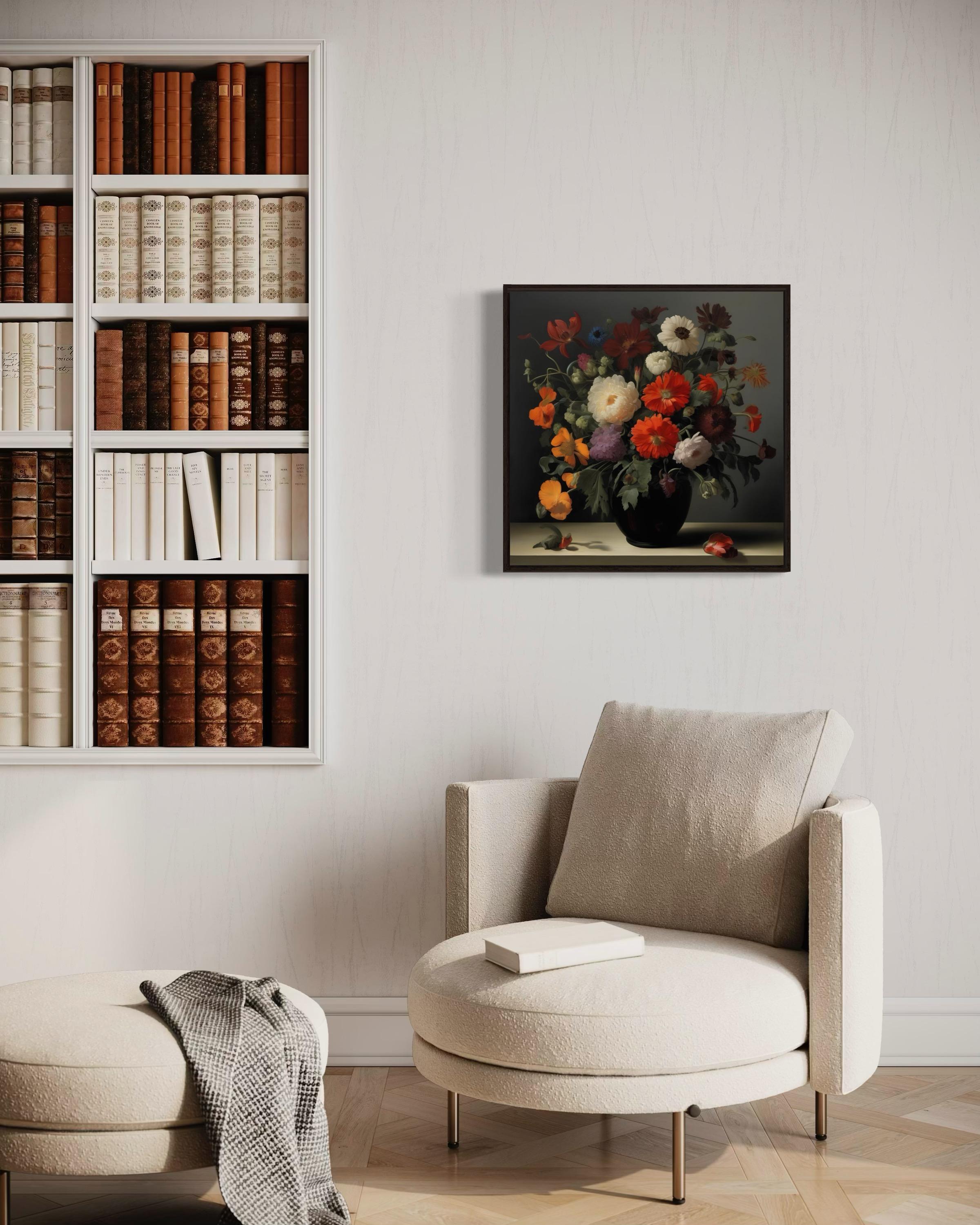 Natura morta, 60х60 cm, stampa su tela. Edizione 10 pezzi. - Art Contemporaneo di Mira Stern