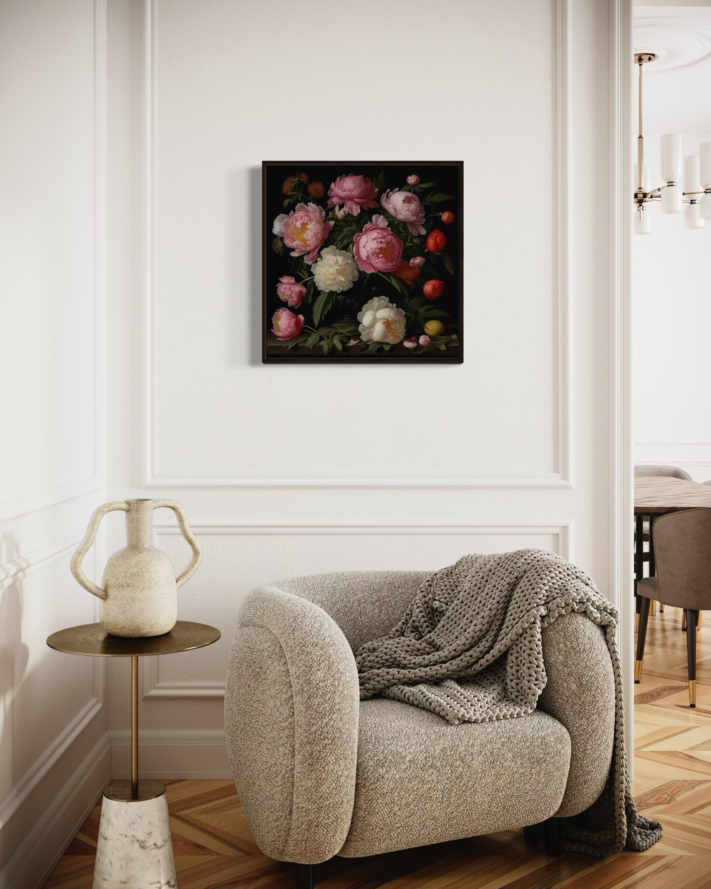 Natura morta, 60х60 cm, stampa su tela. Edizione 10 pezzi.

