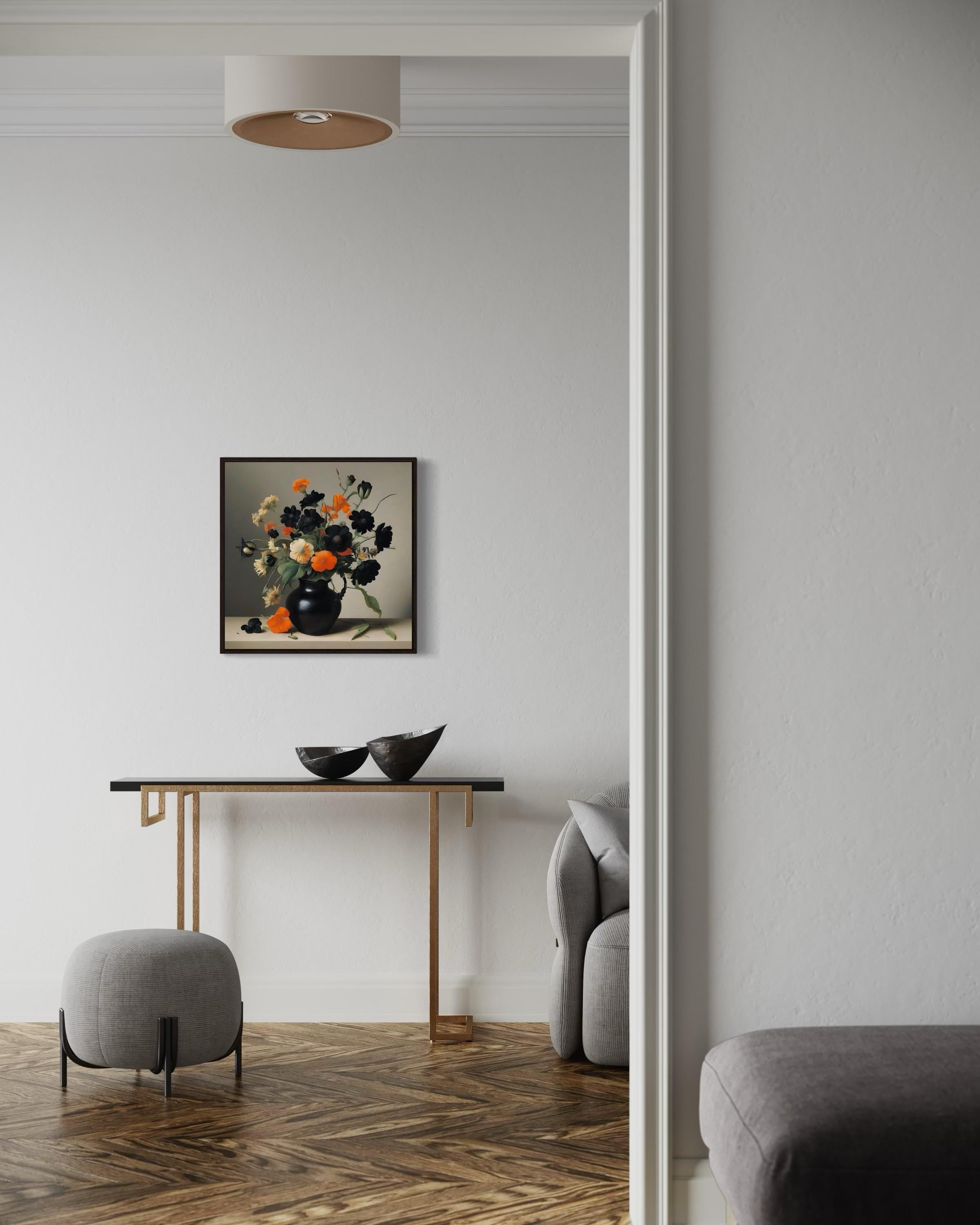 Natura morta, 60х60 cm, stampa su tela. Edizione 10 pezzi.

