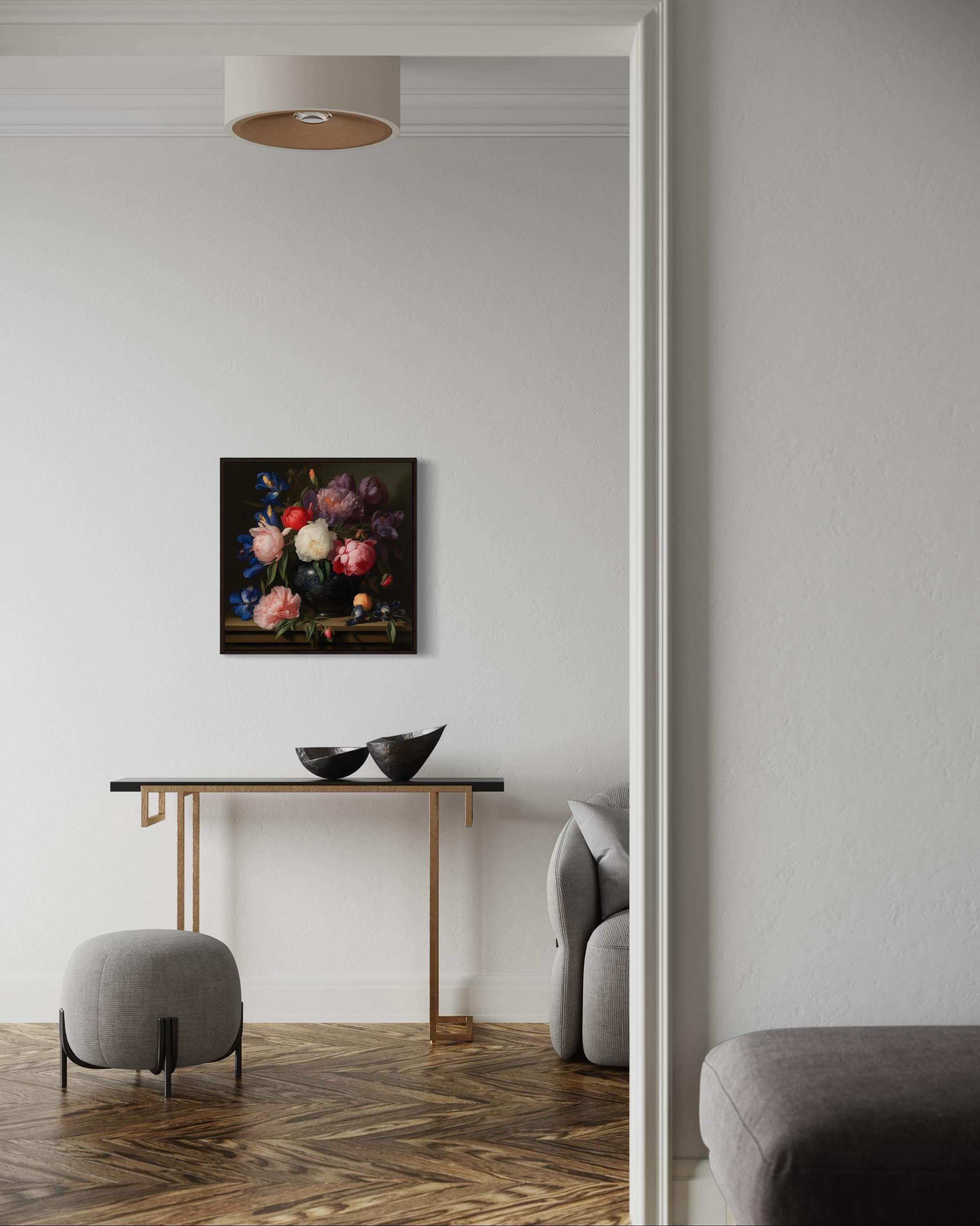 Natura morta, 60х60 cm, stampa su tela. Edizione 10 pezzi.
