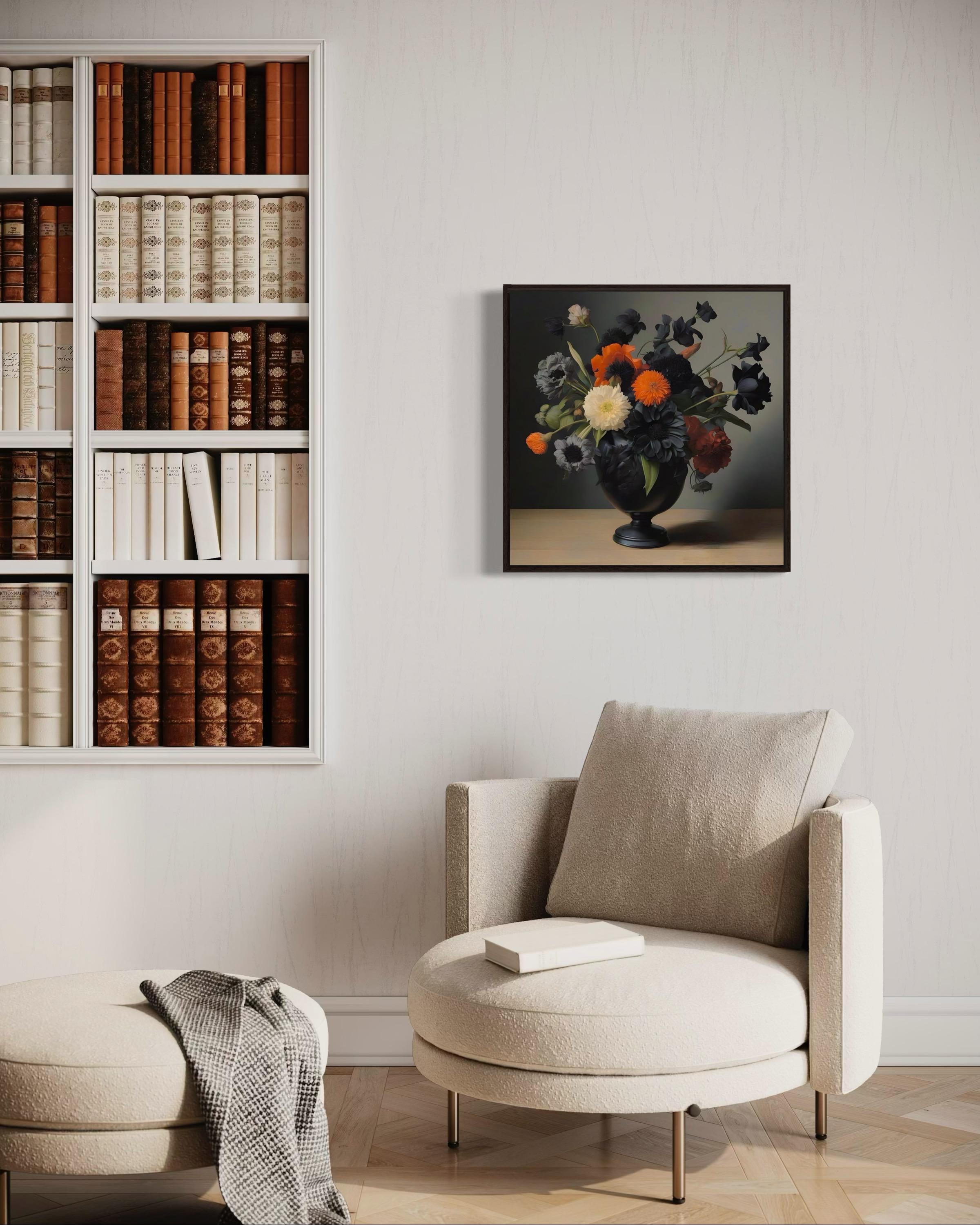 Natura morta, 60х60 cm, stampa su tela. Edizione 10 pezzi.
