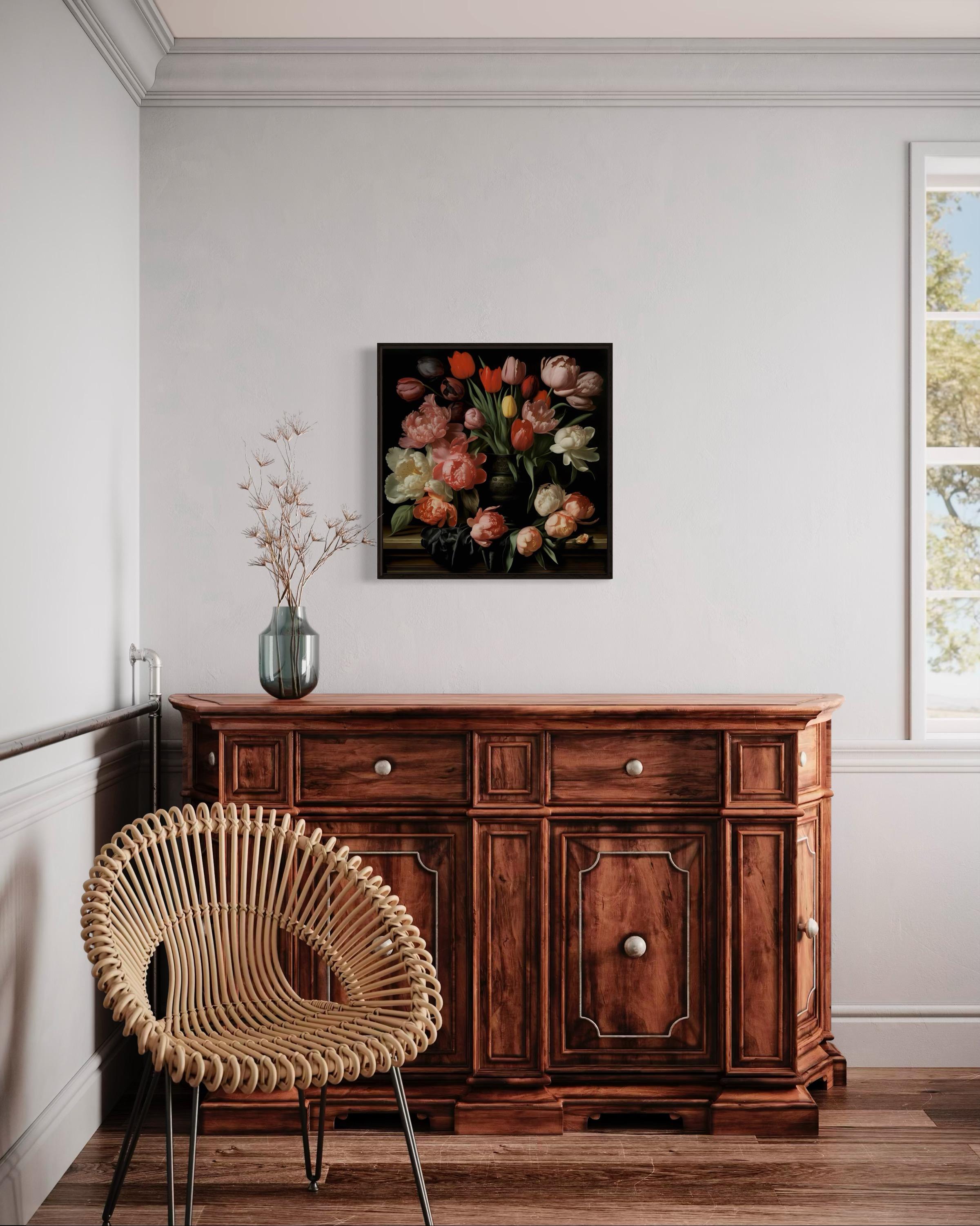 Natura morta, 60х60 cm, stampa su tela. Edizione 10 pezzi. in vendita 1