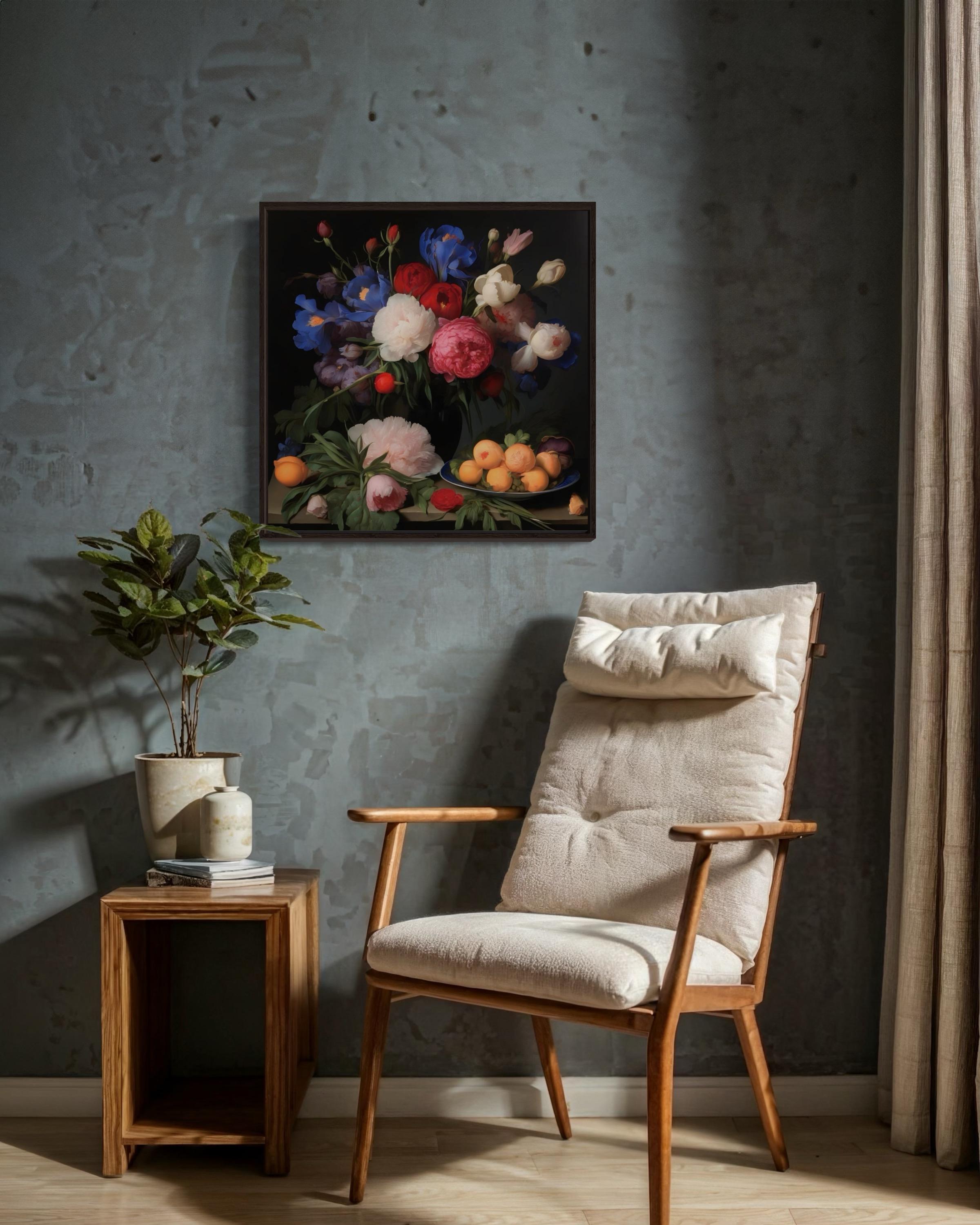 Natura morta, 60х60 cm, stampa su tela. Edizione 10 pezzi. in vendita 1