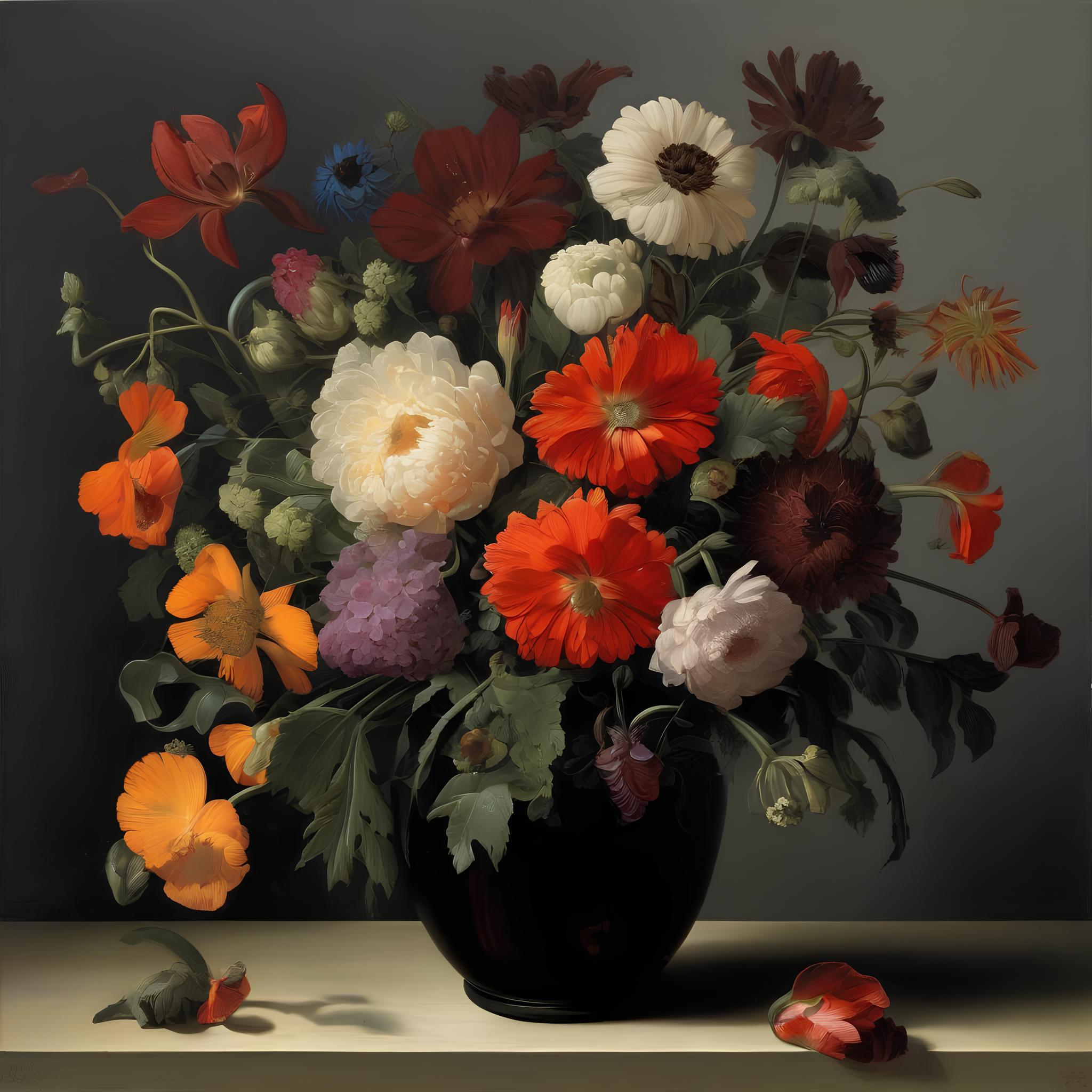 Natura morta, 60х60 cm, stampa su tela. Edizione 10 pezzi. - Art di Mira Stern