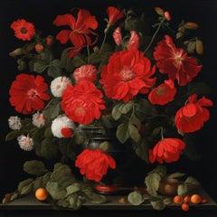 Natura morta, 60х60 cm, stampa su tela. Edizione 10 pezzi.
