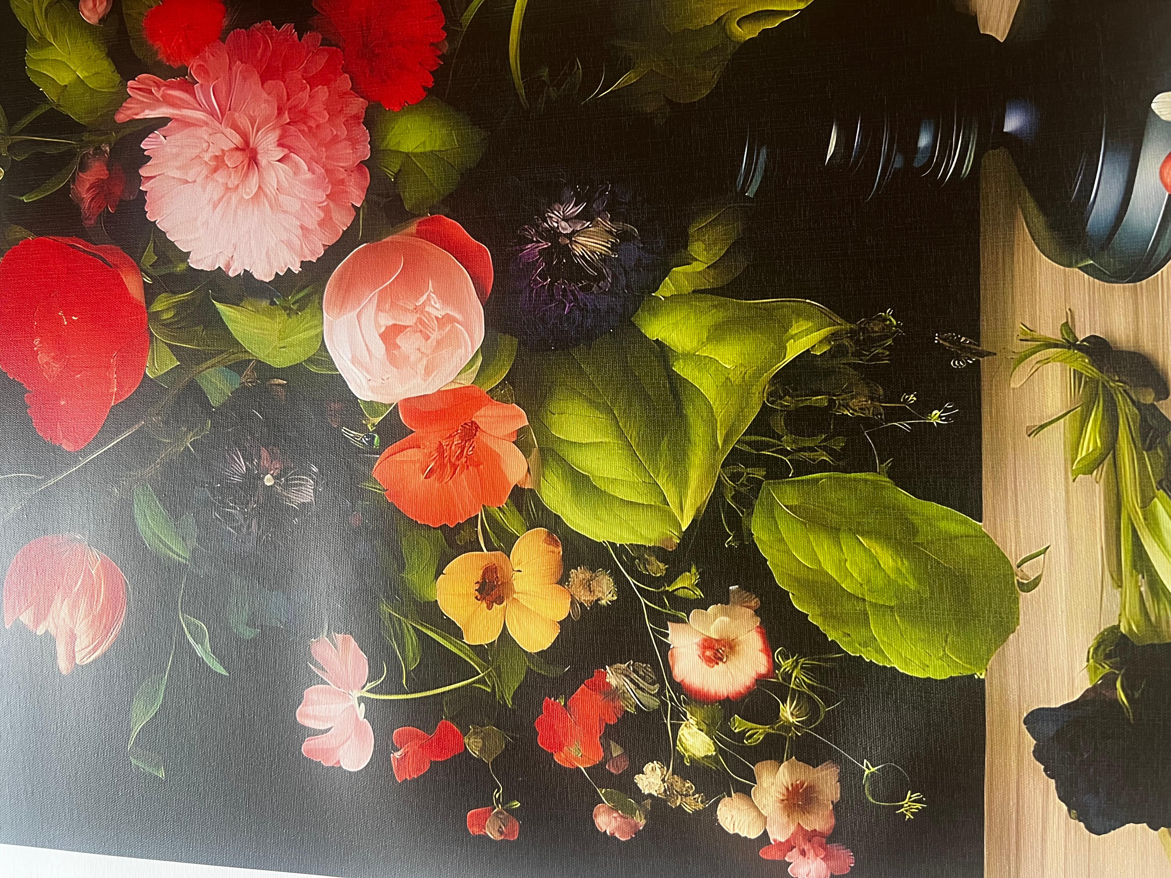 Natura morta, 60х60 cm, stampa su tela. Edizione 10 pezzi.
