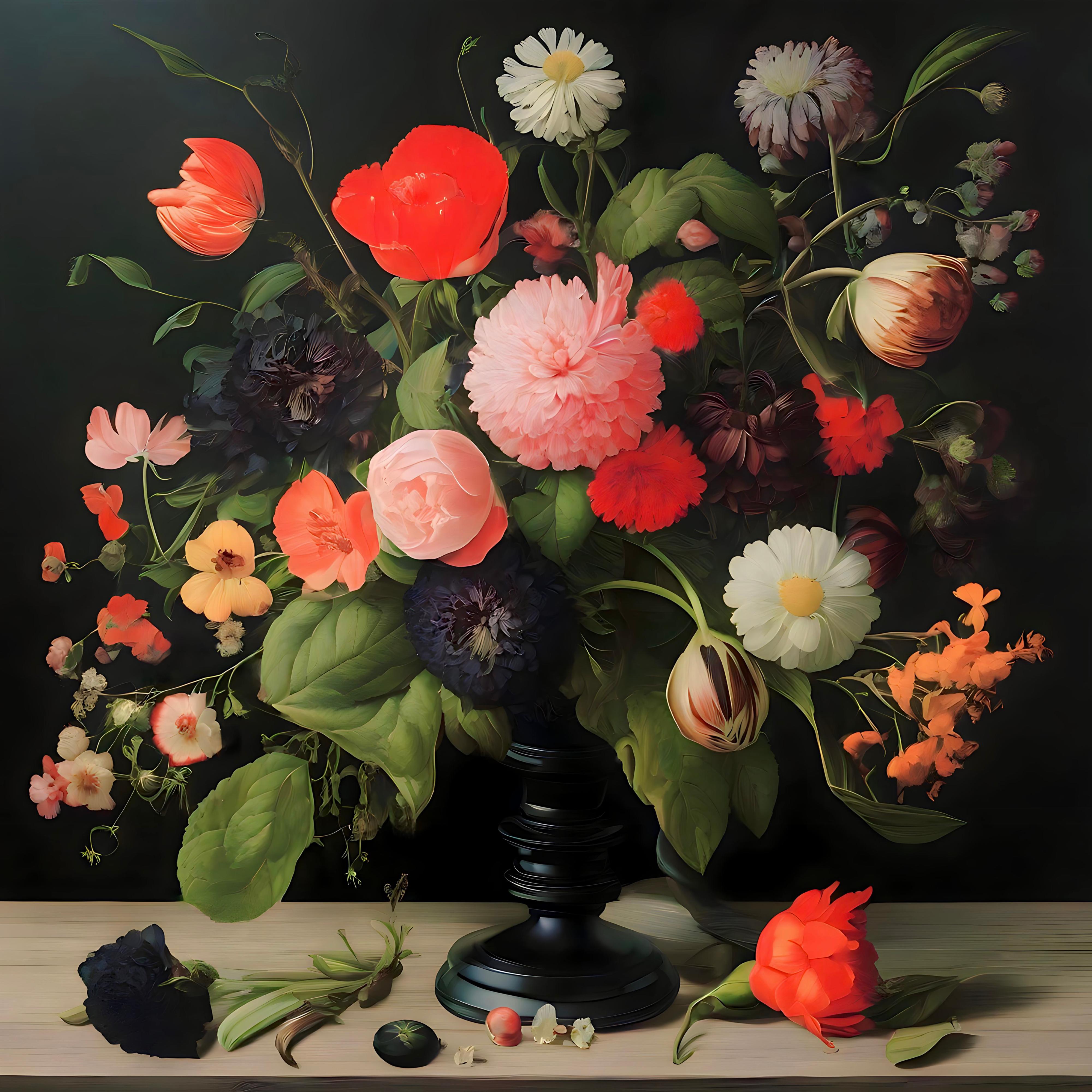 Nature morte , 70х70cm, impression sur toile - Art de Mira Stern