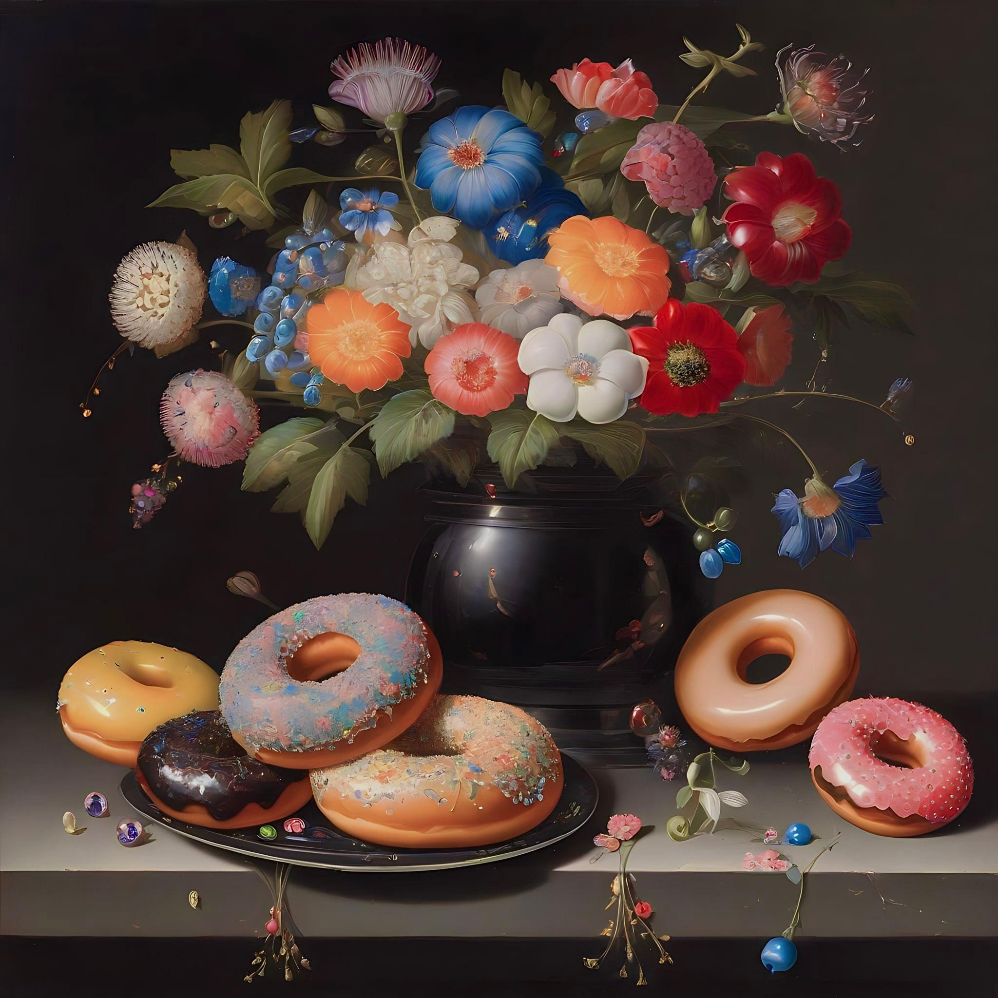 Bodegón , 60х60cm, impresión sobre lienzo.Edición 10 uds. - Art de Mira Stern