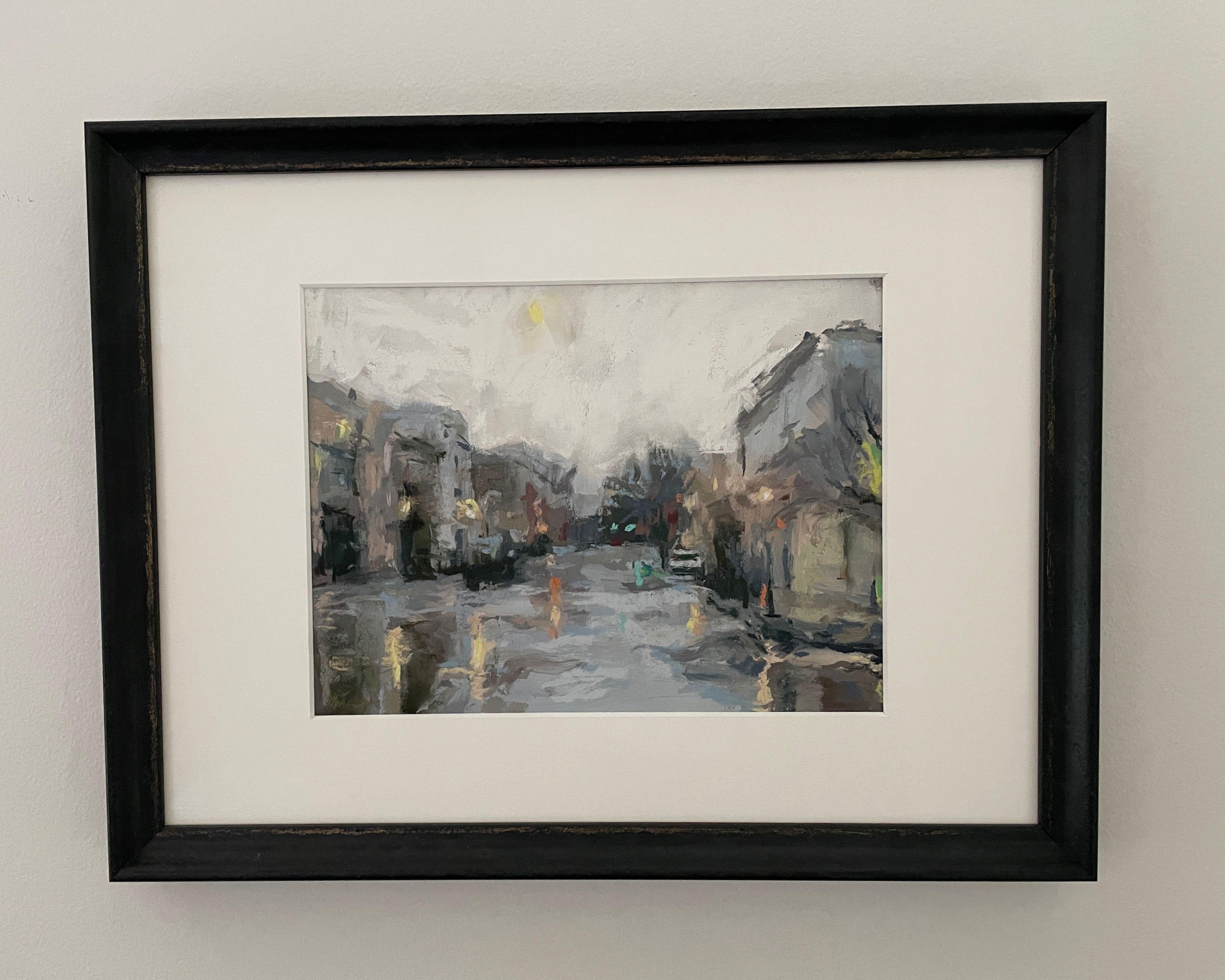 Tempo in centro, Pittura, Pastelli su carta vetrata a pastello - Painting Impressionismo di Mira  Vitarello