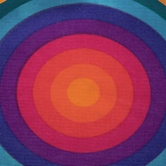Mira-X Circular Pattern Textile Panel by Verner Panton