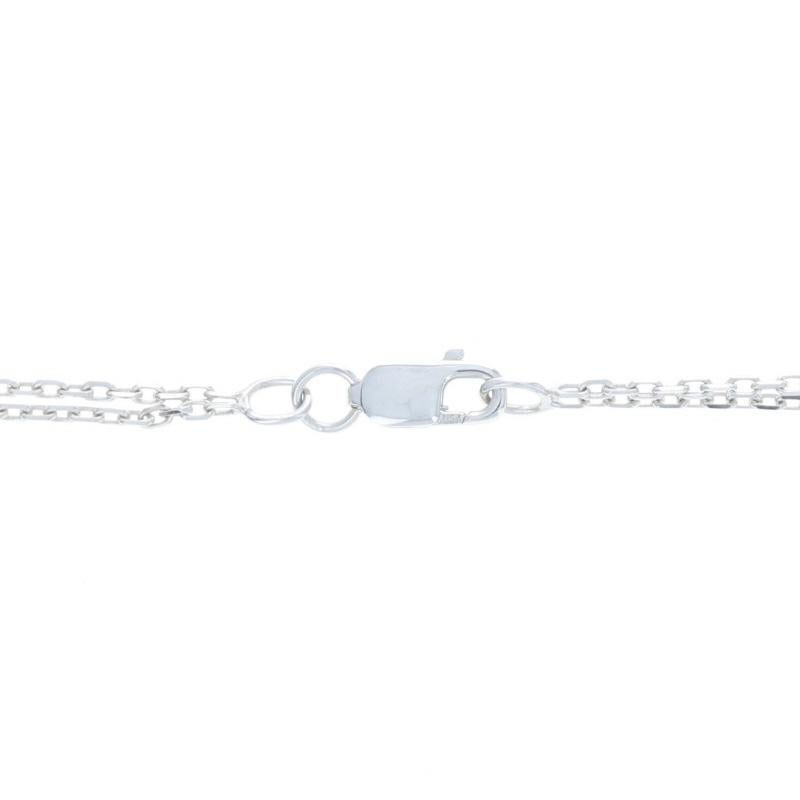 Donna Mirabelle Collana con zaffiro e diamante 17 3/4