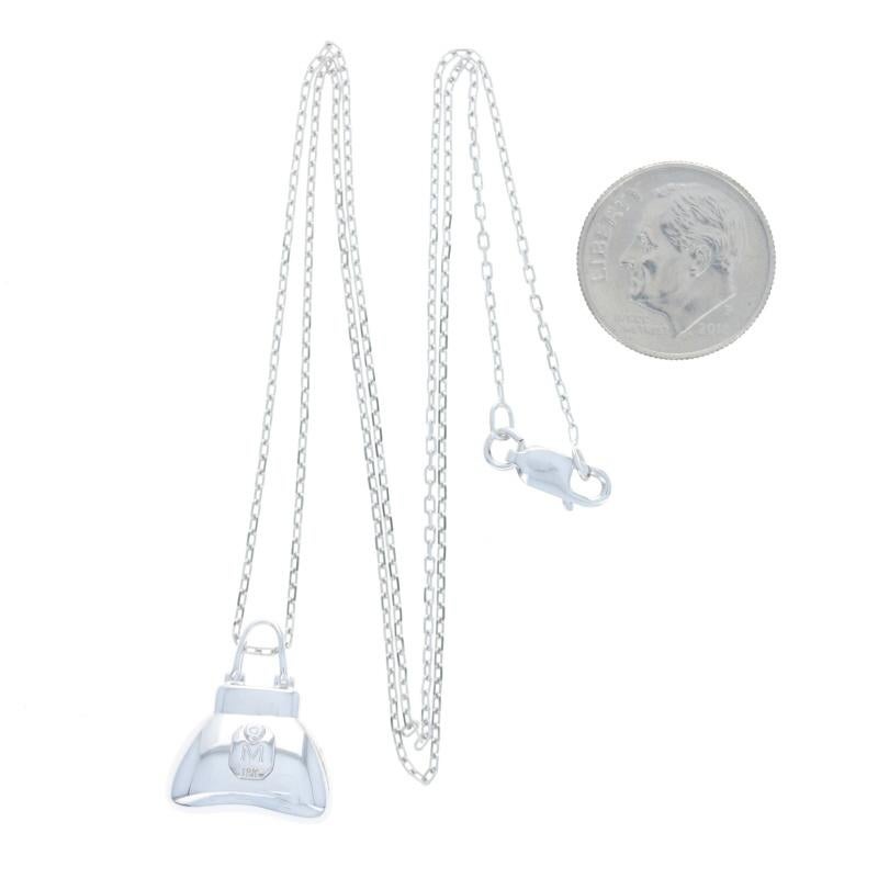 Mirabelle Sapphire & Diamond Purse Necklace 18