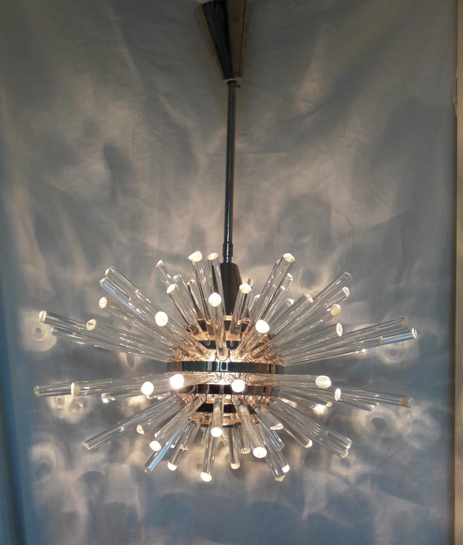 Mid-Century Modern Miracle Chandelier by Bakalowits & Söhne For Sale