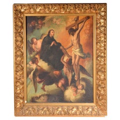 Miracle of Saint Peregrine Laziosi. Oil on canvas. Spanish School, 18th century.