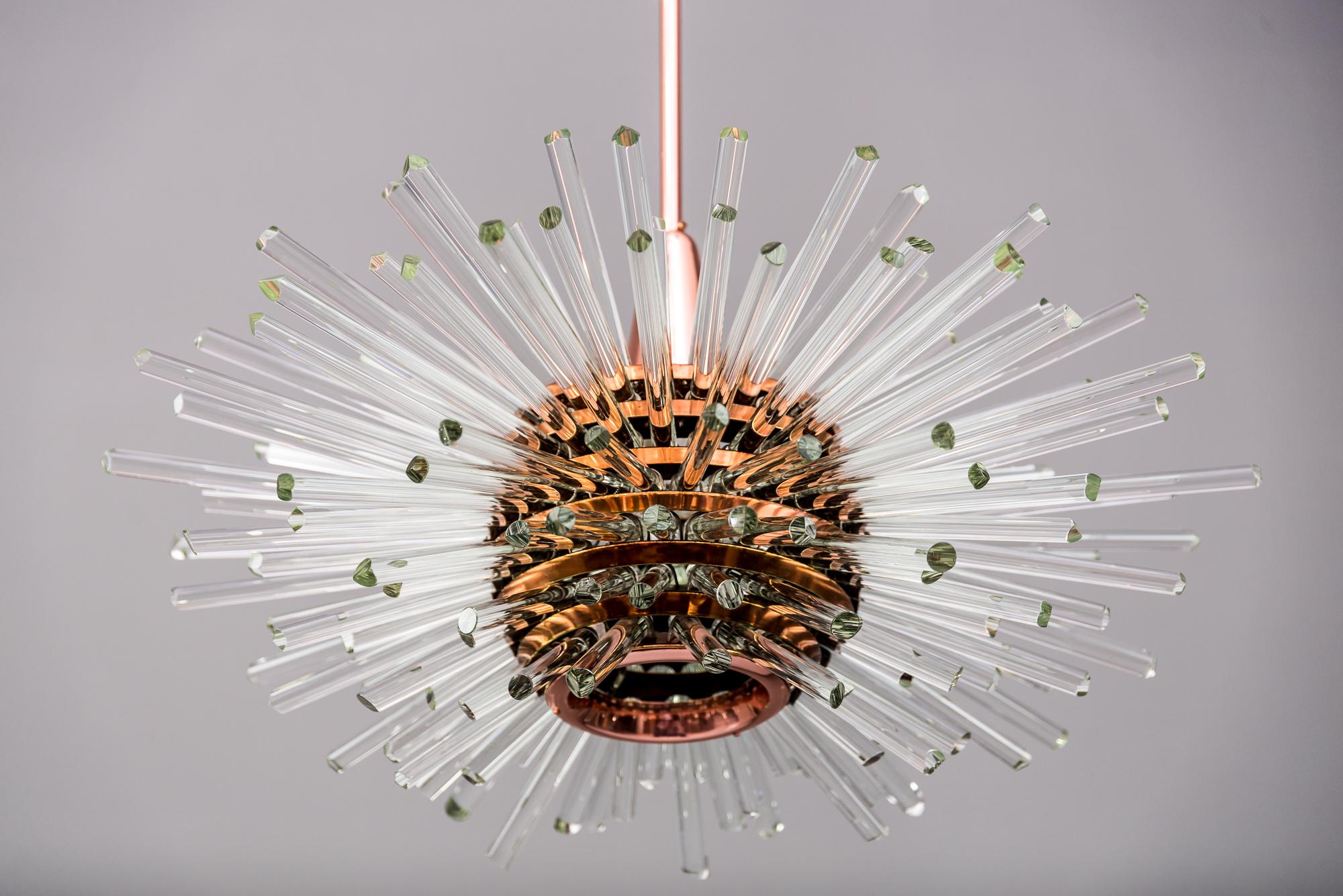 Miracle Sputnik Chandelier Vienna 1960s by Bakalowits In Good Condition In Wien, AT