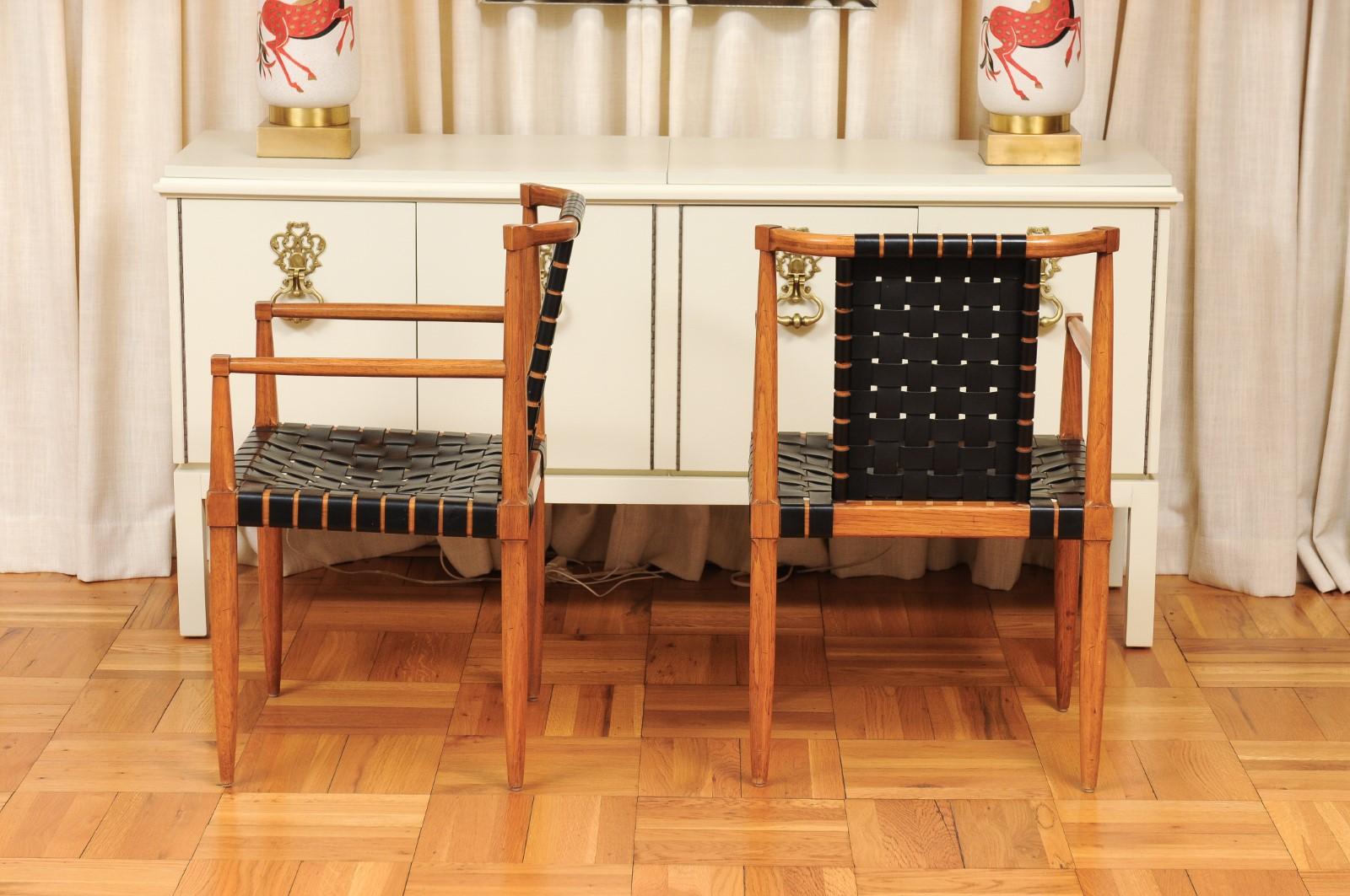 Miracoloso set di 8 sedie in stile danese in noce di Tomlinson, 1958 ca. in vendita 4