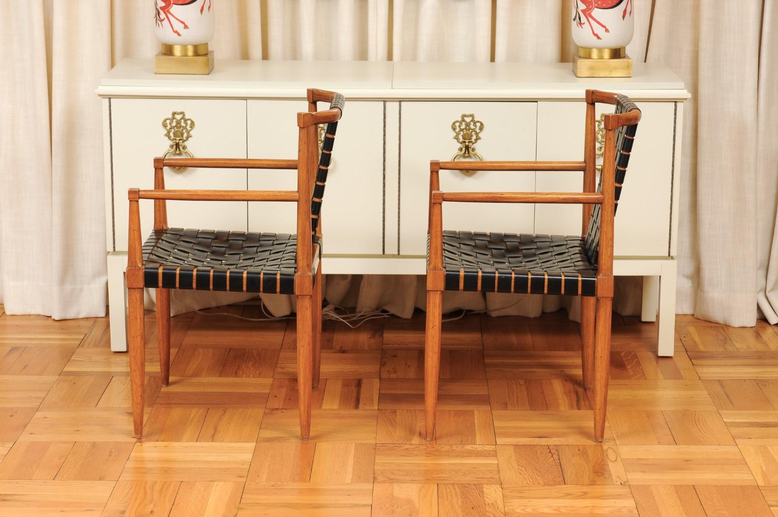 Miracoloso set di 8 sedie in stile danese in noce di Tomlinson, 1958 ca. in vendita 5