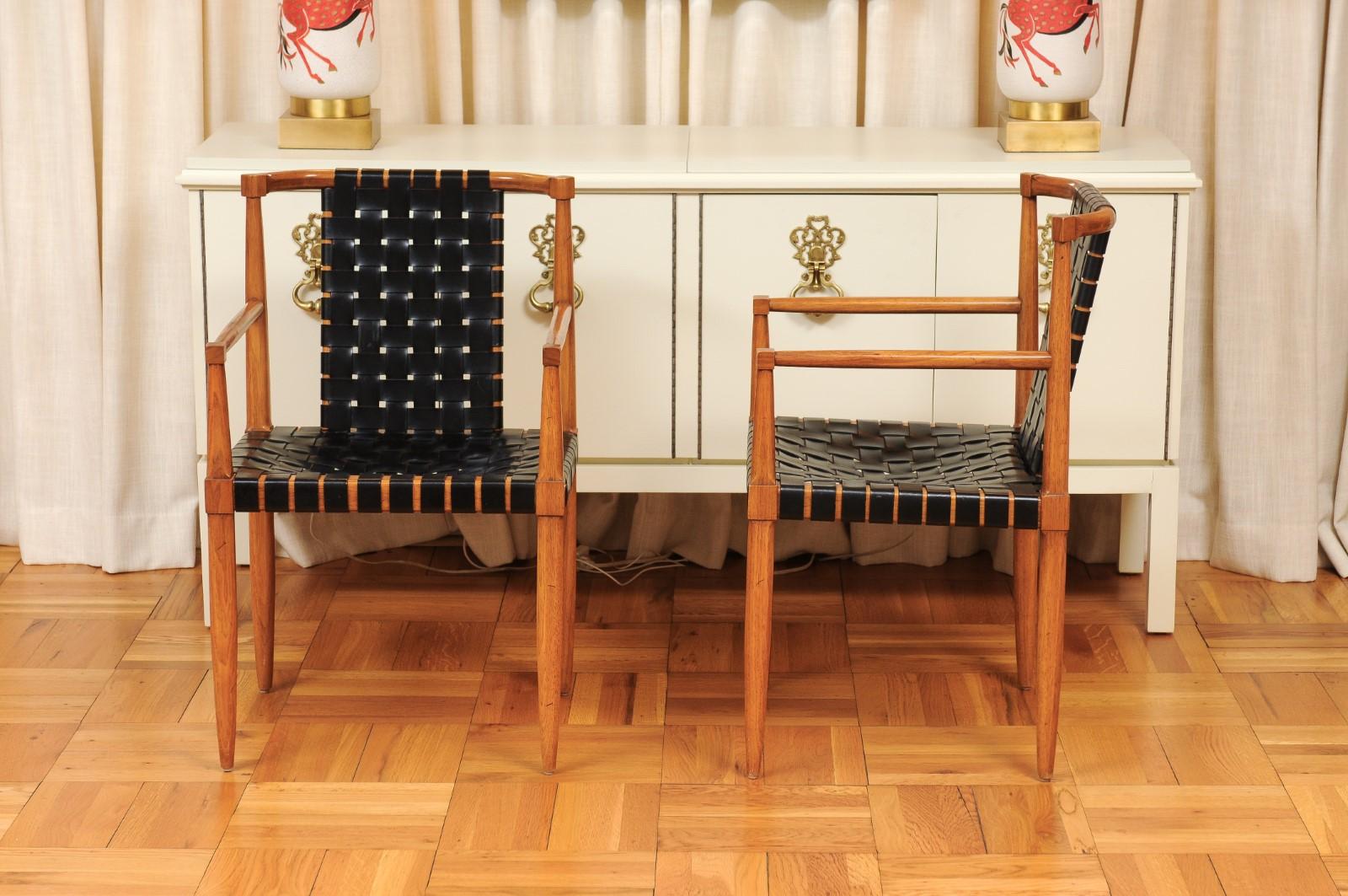 Miracoloso set di 8 sedie in stile danese in noce di Tomlinson, 1958 ca. in vendita 6