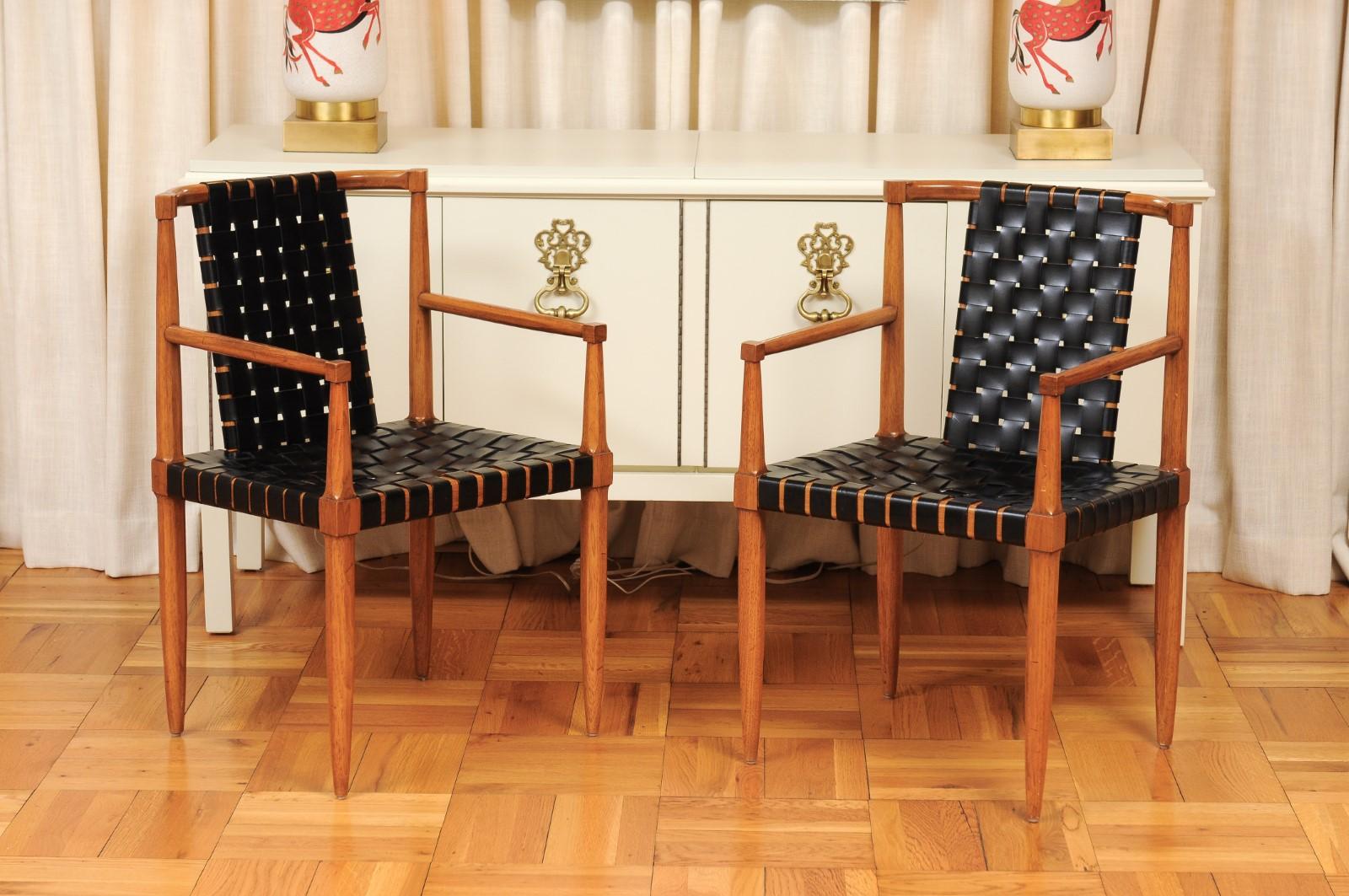 Miracoloso set di 8 sedie in stile danese in noce di Tomlinson, 1958 ca. in vendita 11