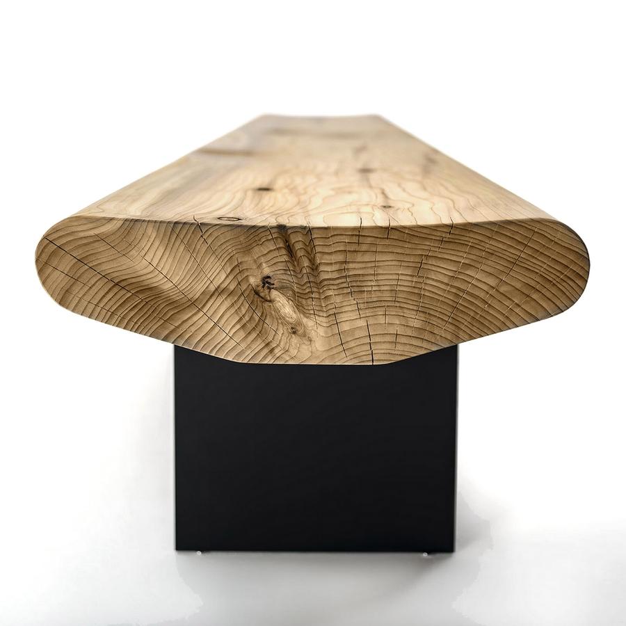 Modern Mirador Cedar Bench, Designed Giuliano & Gabriele Cappellettii, Made in Italy For Sale