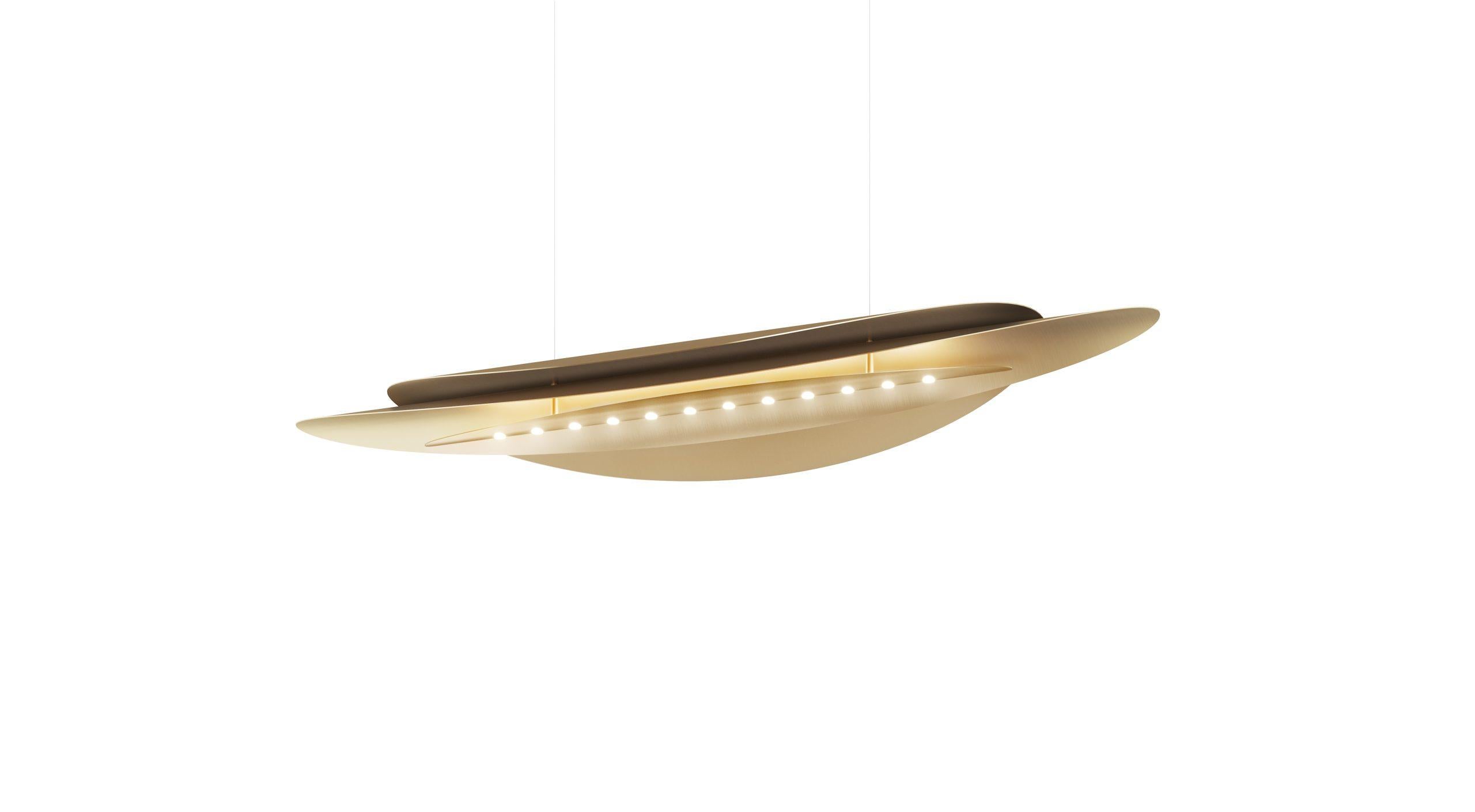 Anodizzato Lampada a sospensione contemporanea Mirage 120 in alluminio anodizzato nero di JSPR in vendita