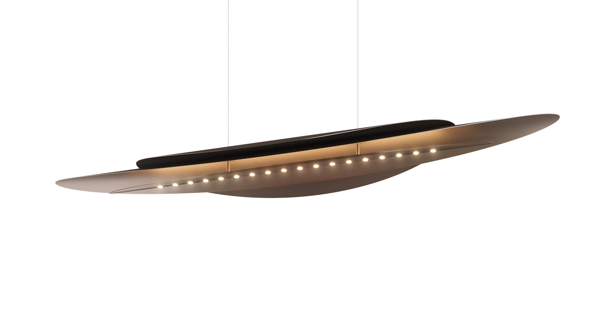 Anodizzato Lampada a sospensione contemporanea Mirage 170 Greene & Greene in alluminio di JSPR in vendita