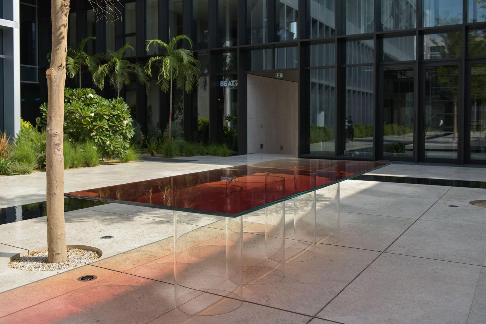Mirage Glass Table by Sabine Marcelis for Collectional In New Condition In Dubai, DU