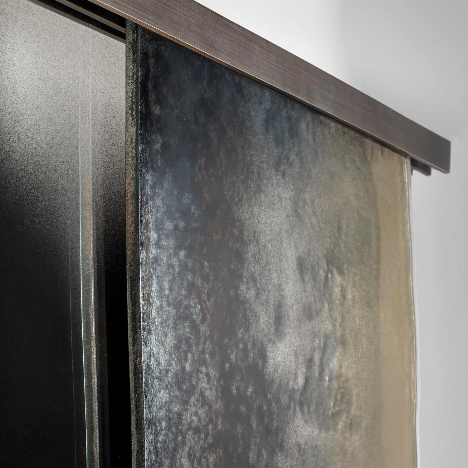 Mirage I Miroir en verre en vente 2