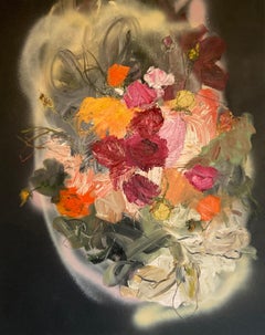 Perseverance, Miranda Boulton, 2021, peinture à l'huile et à la bombe acrylique sur toile 