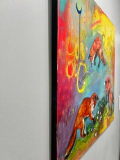 Work or Play?, Oil Painting