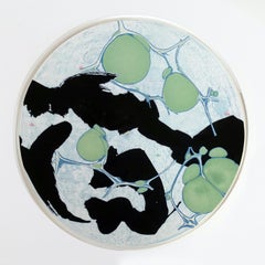 Green and Blue 1 : abstract work of art on paper
