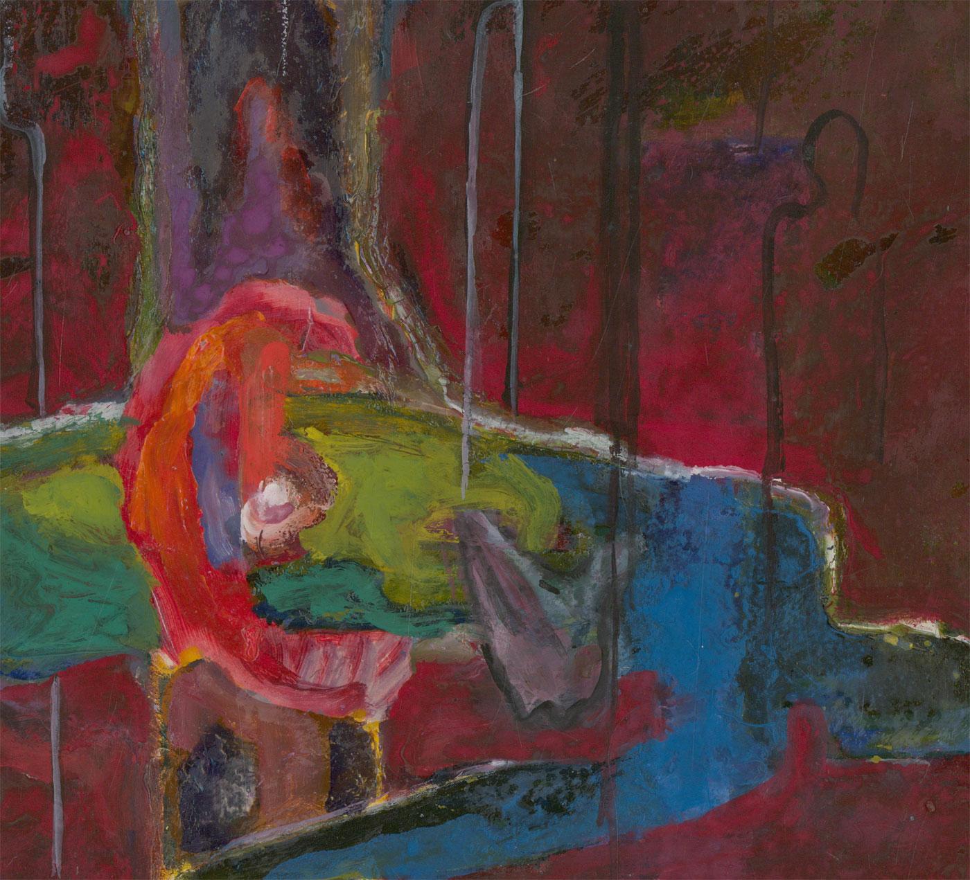 Mircea Marosin (1921-2007) - Olio del XX secolo, figure astratte 2
